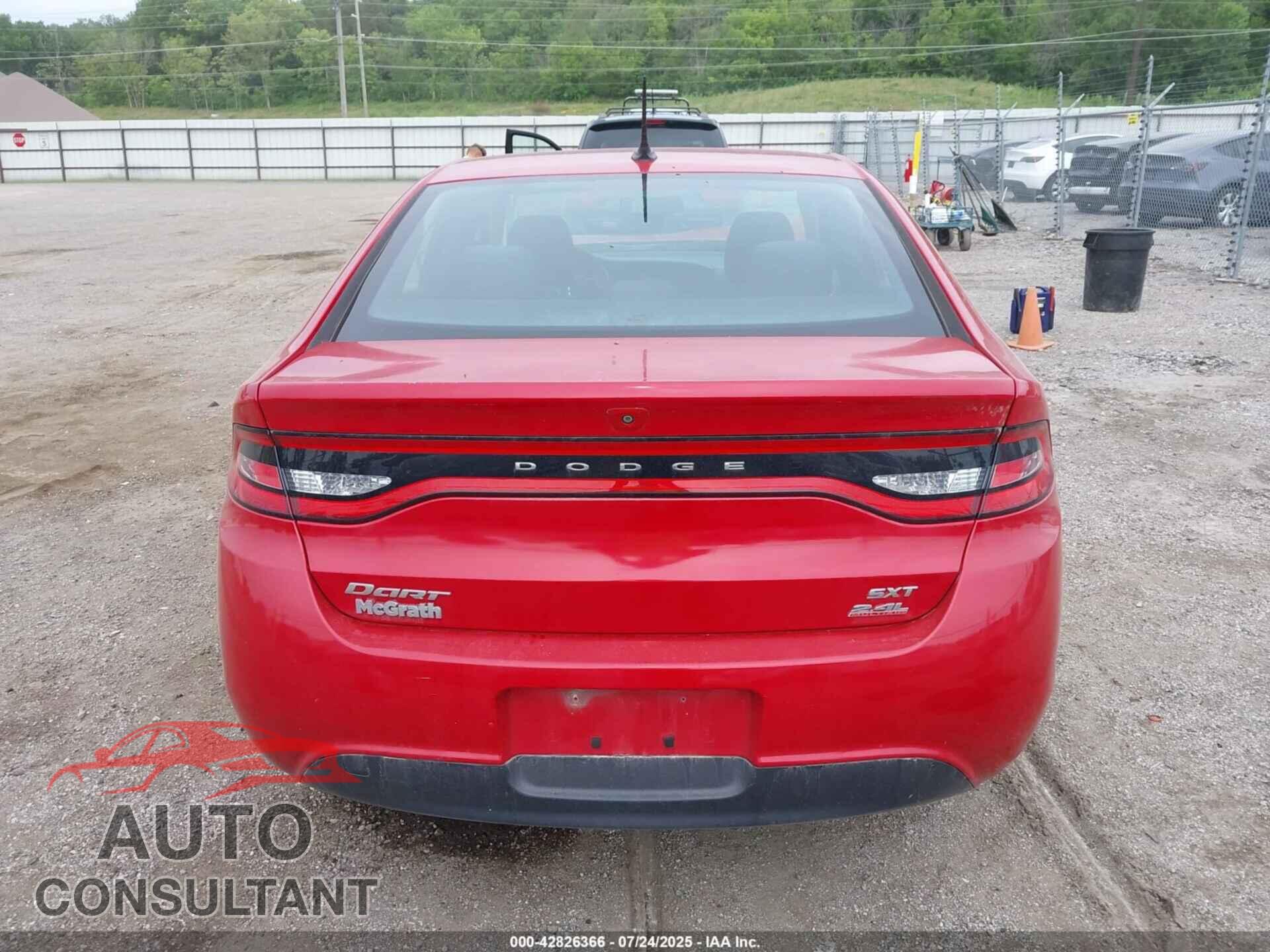 DODGE DART 2014 - 1C3CDFBB5ED822316