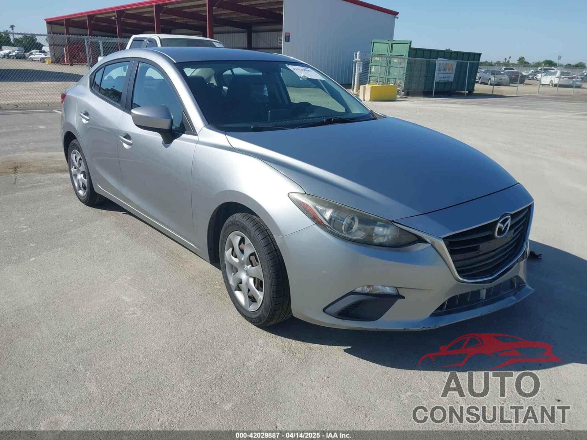 MAZDA MAZDA3 2016 - JM1BM1T77G1297817