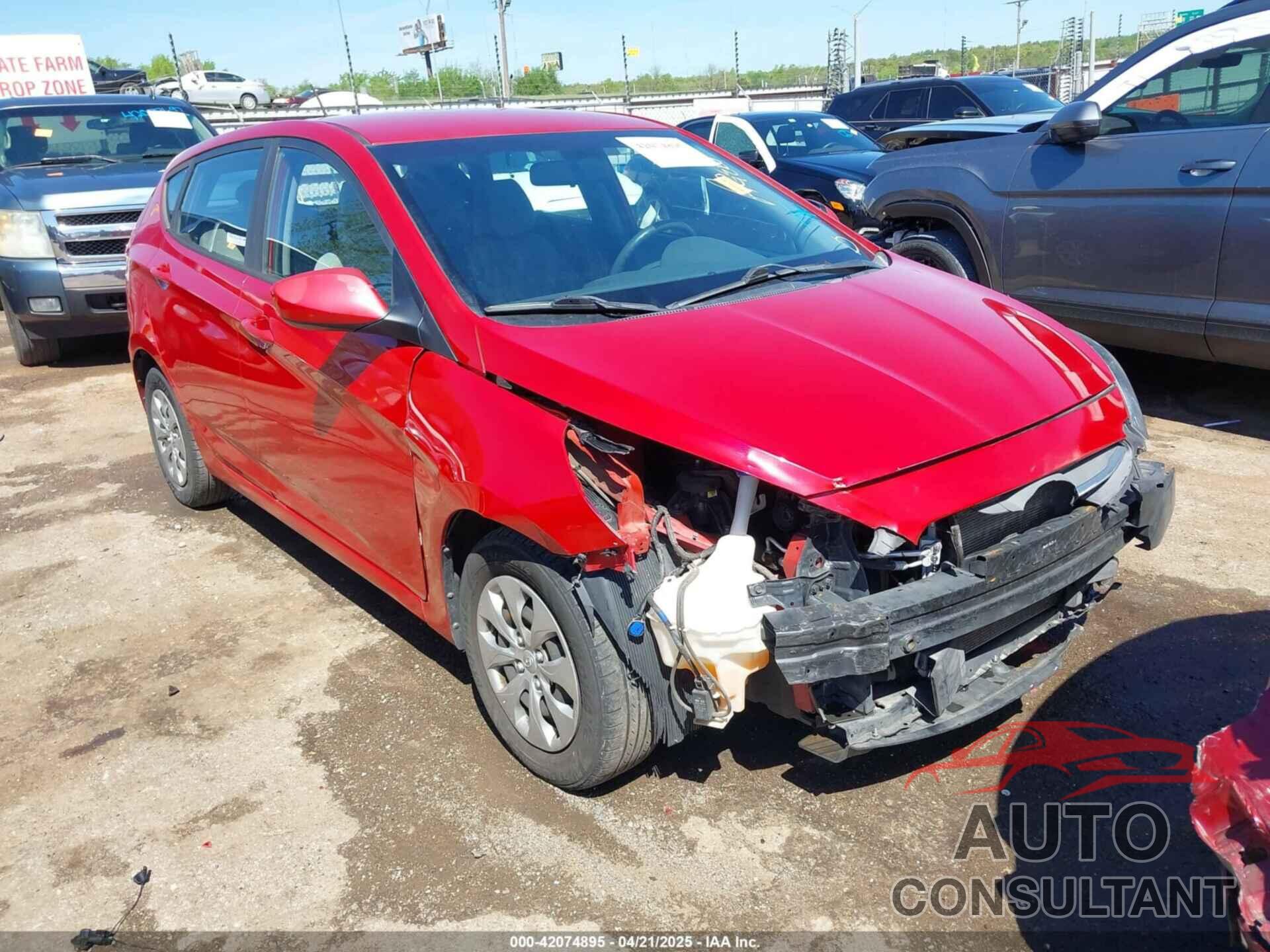 HYUNDAI ACCENT 2017 - KMHCT5AE8HU325751