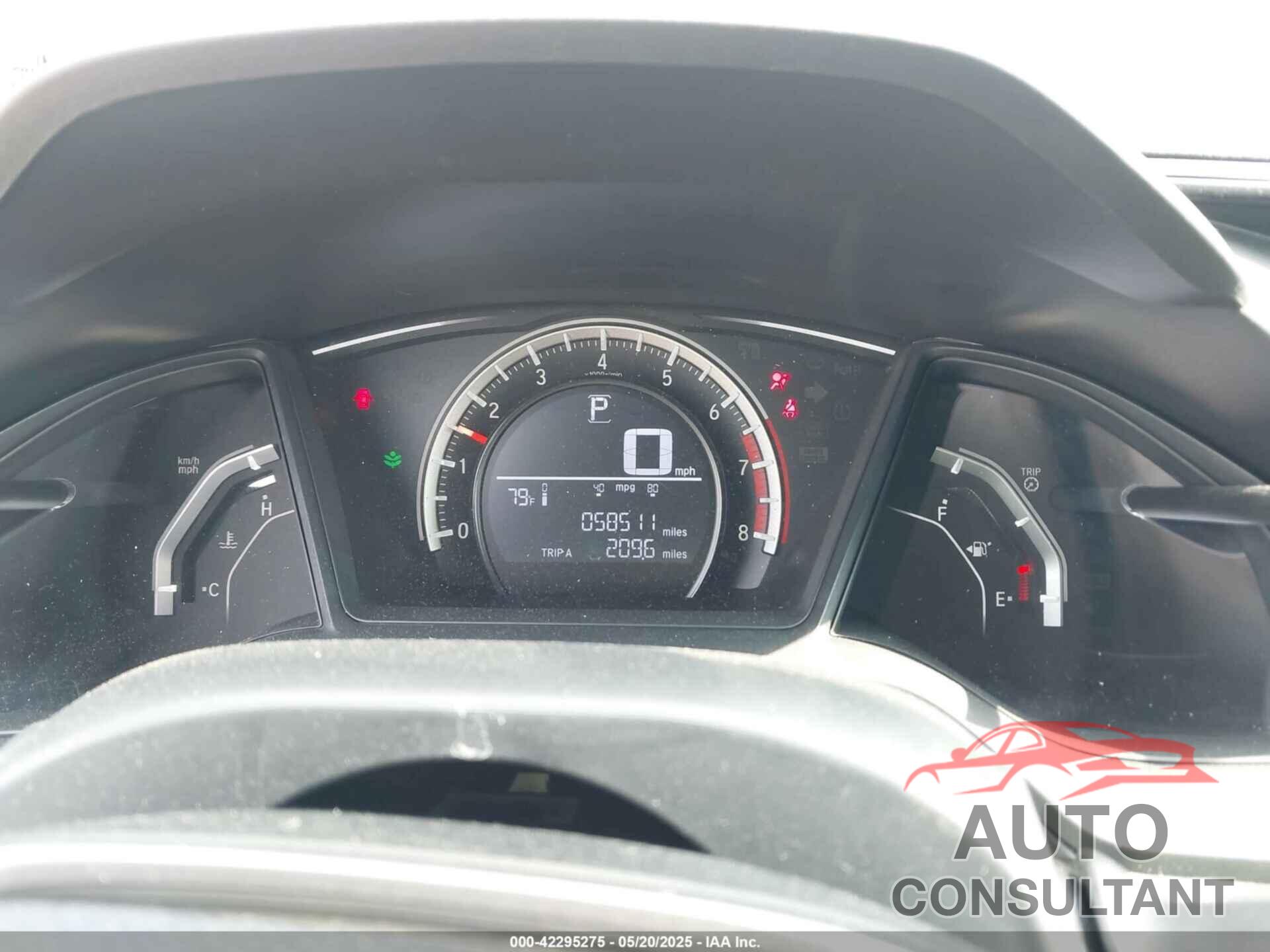 HONDA CIVIC 2017 - SHHFK7H20HU223881