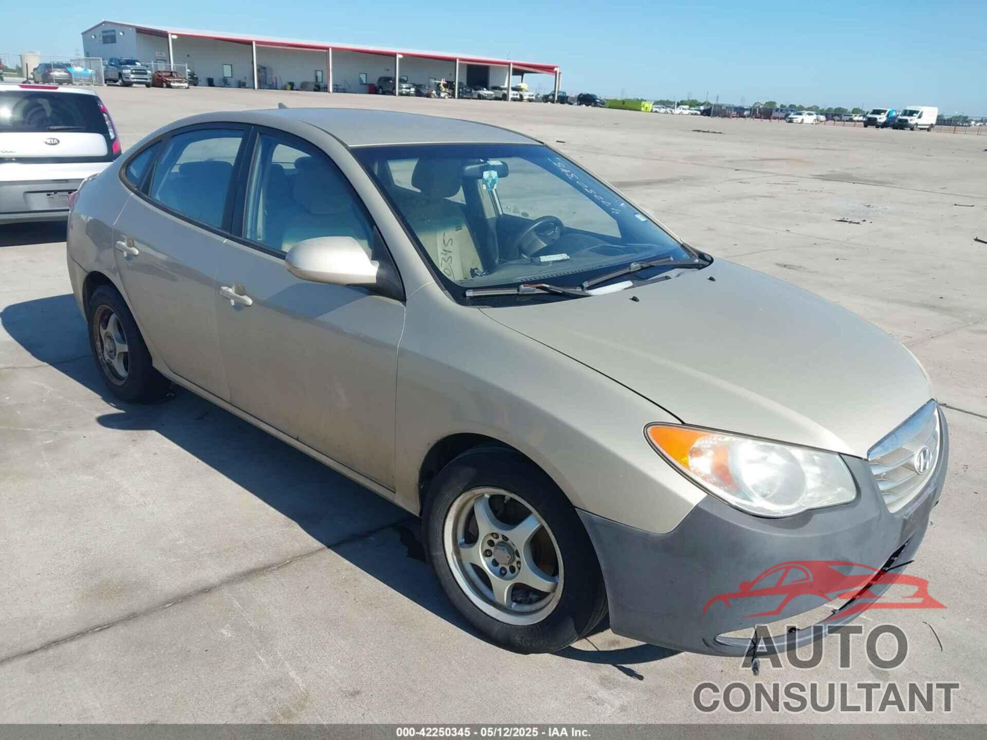 HYUNDAI ELANTRA 2010 - KMHDU4AD4AU075742