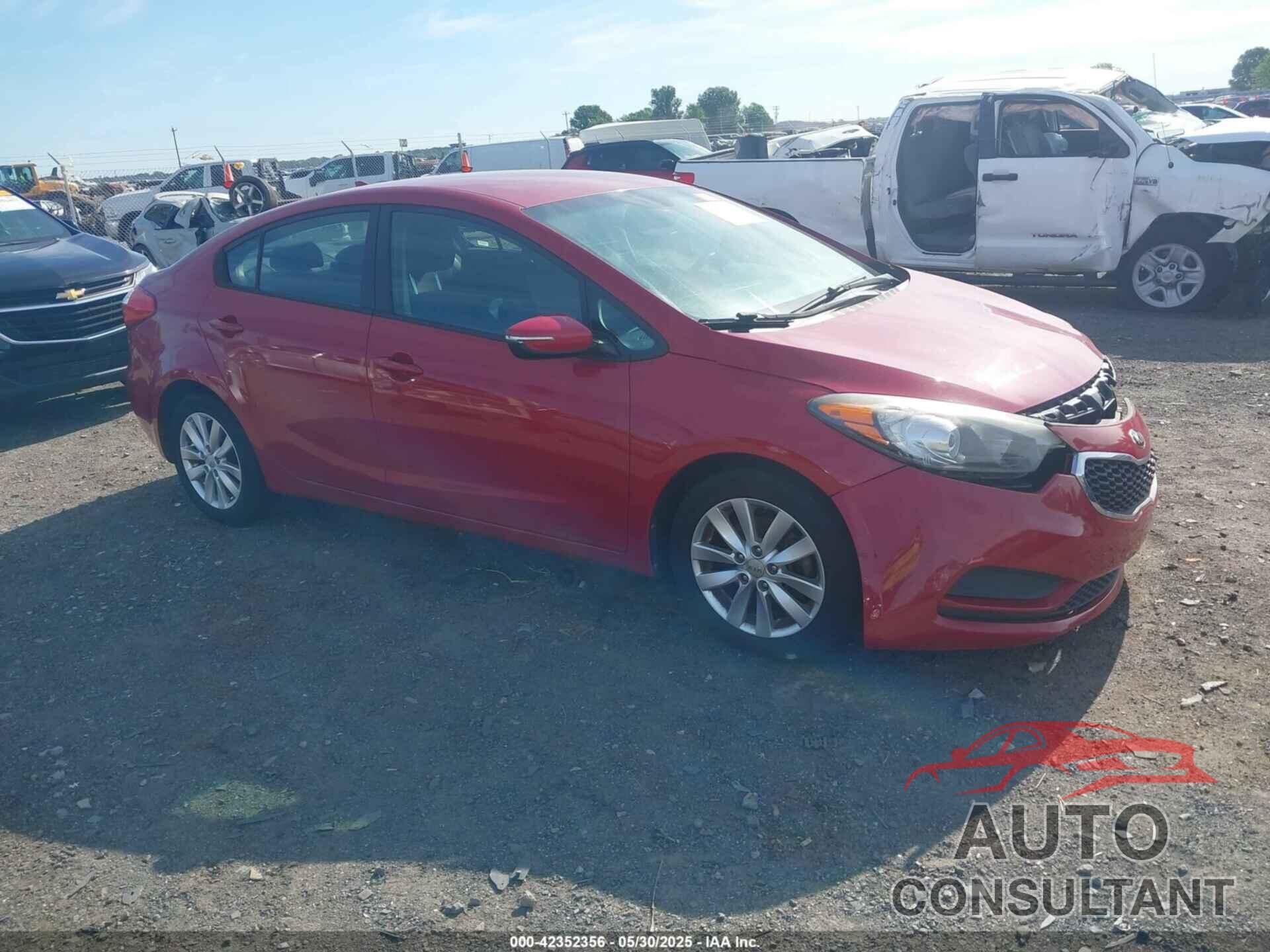KIA FORTE 2016 - KNAFX4A65G5542771