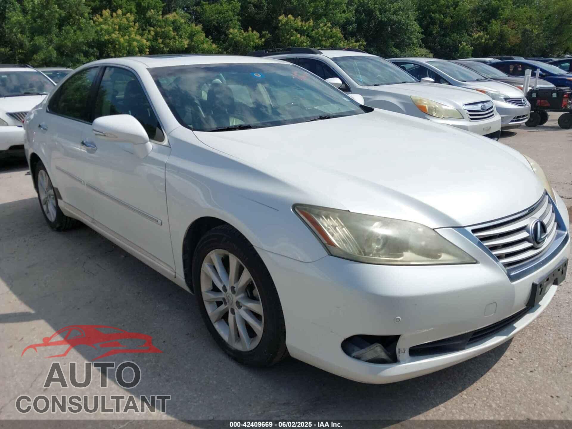 LEXUS ES 350 2012 - JTHBK1EG0C2509818