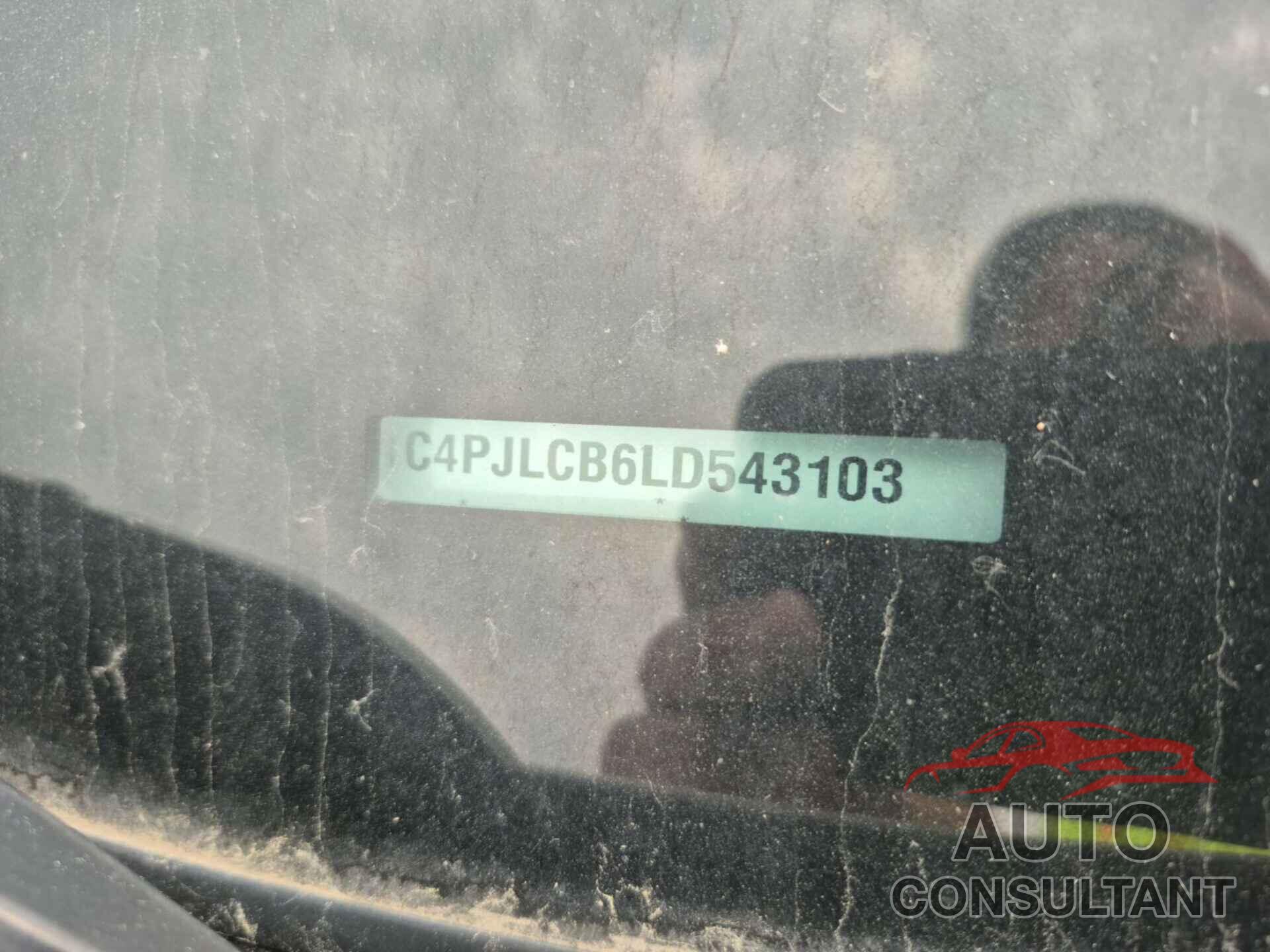 JEEP CHEROKEE 2020 - 1C4PJLCB6LD543103