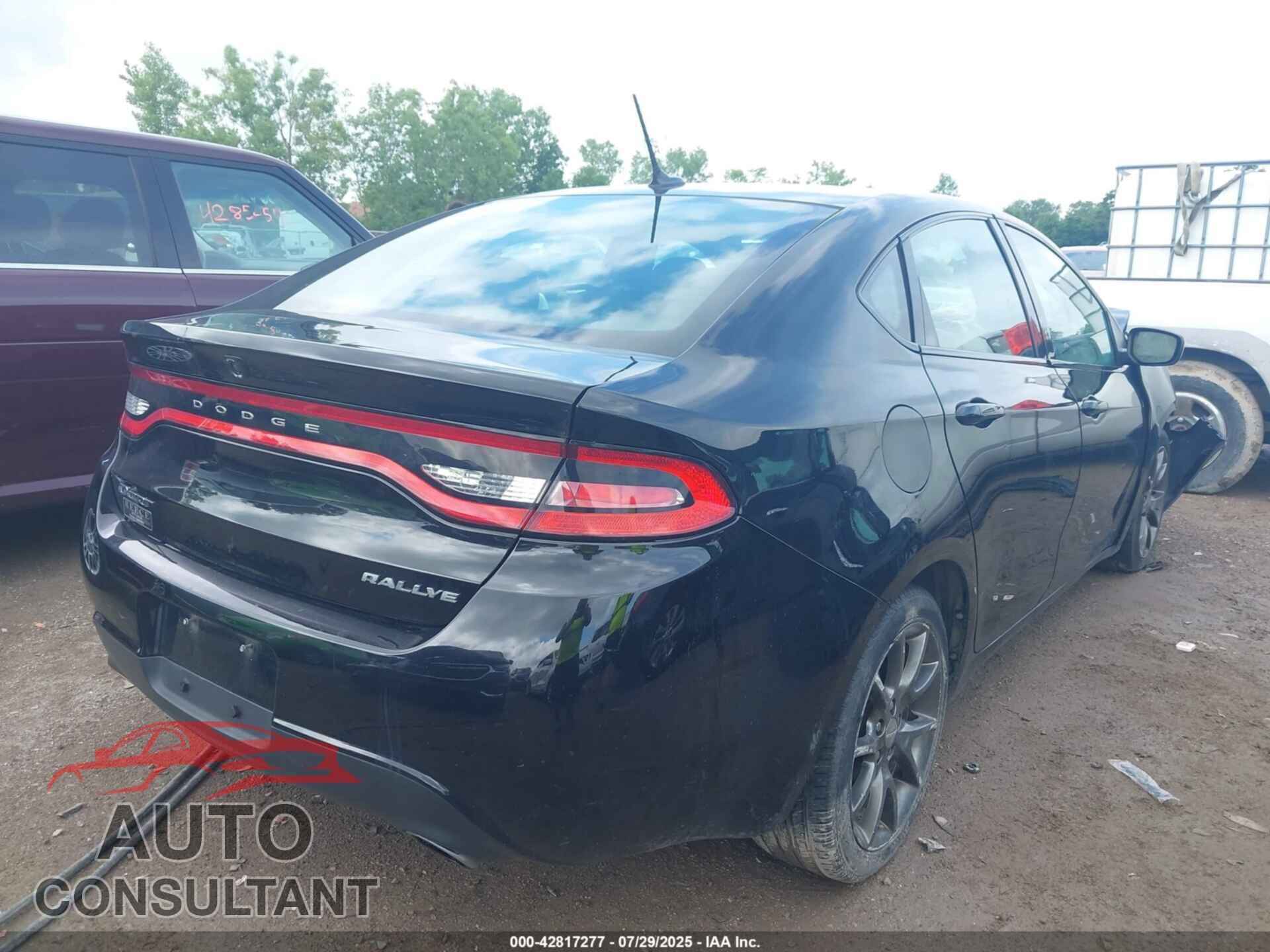 DODGE DART 2013 - 1C3CDFBA8DD105575