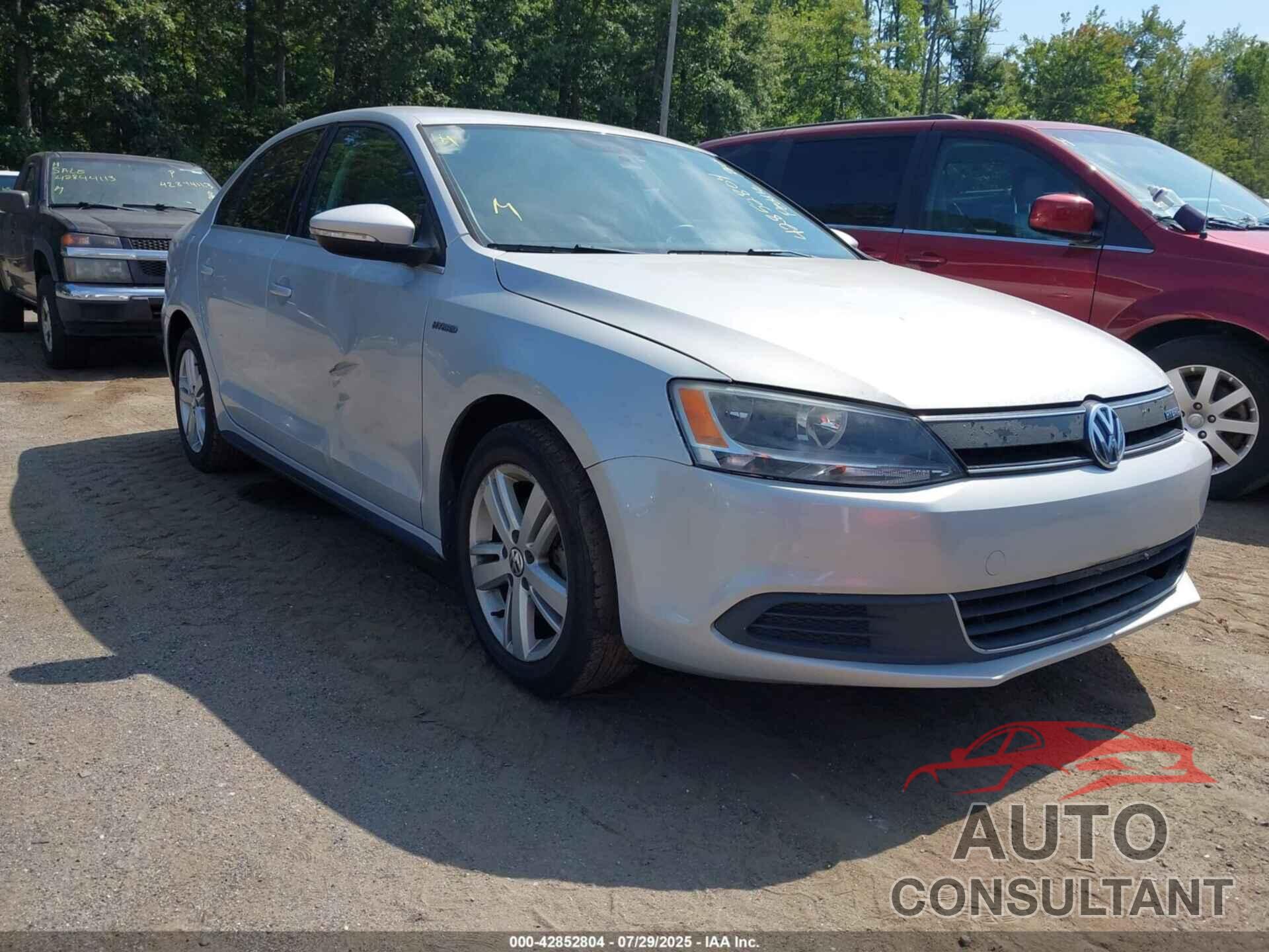 VOLKSWAGEN JETTA HYBRID 2013 - 3VW637AJ8DM220746