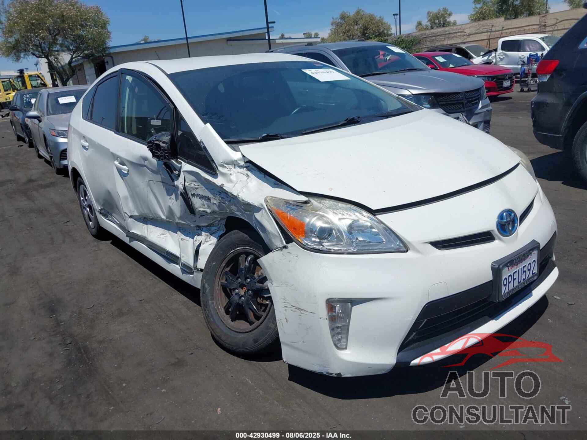 TOYOTA PRIUS 2015 - JTDKN3DU2F0449004