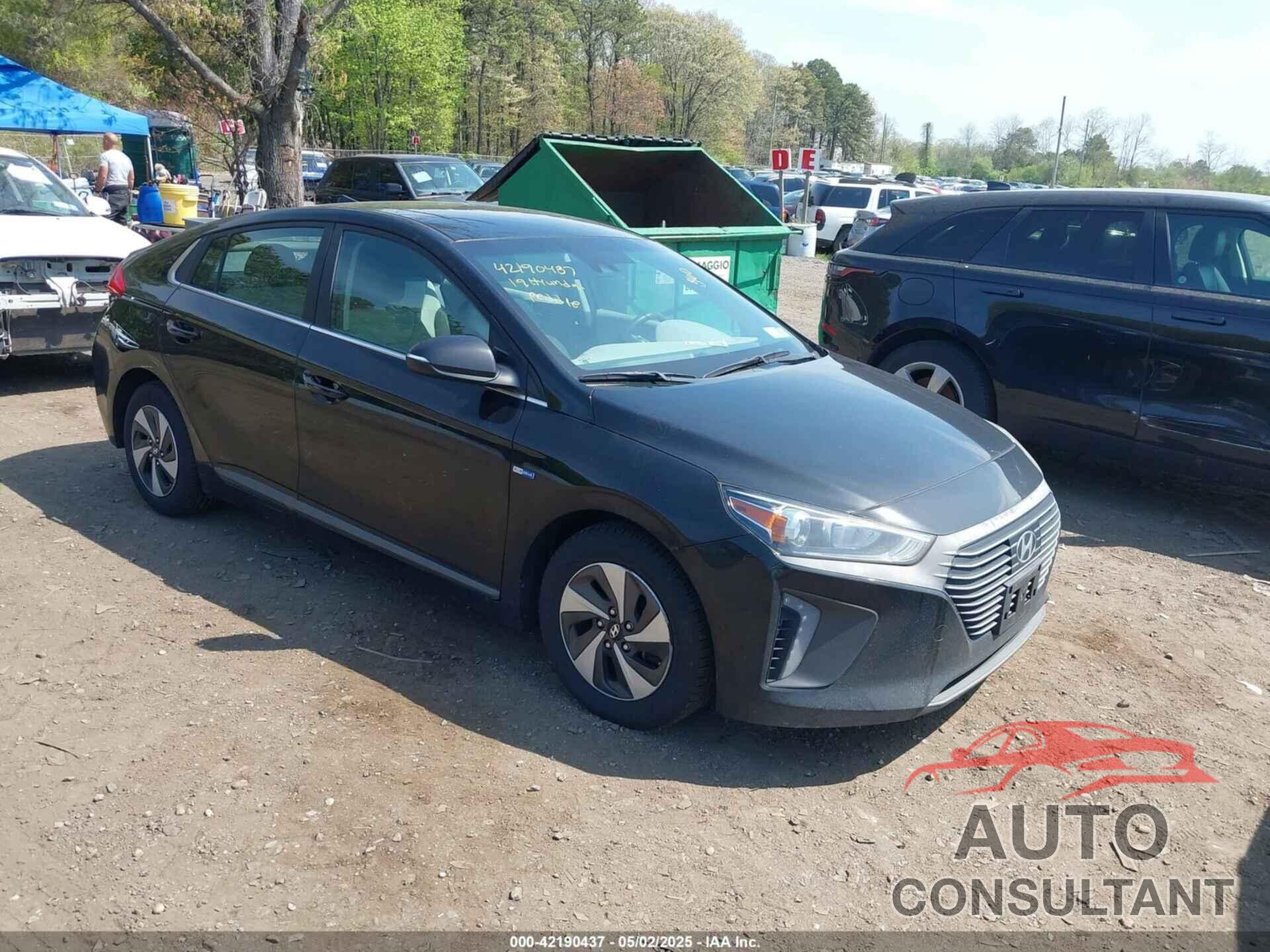 HYUNDAI IONIQ HYBRID 2019 - KMHC75LC0KU128967
