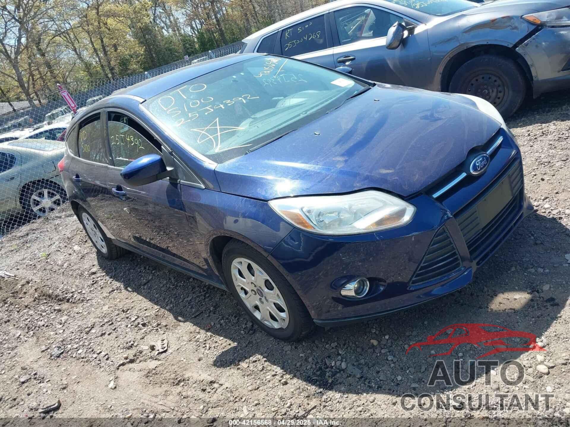 FORD FOCUS 2012 - 1FAHP3K20CL124924
