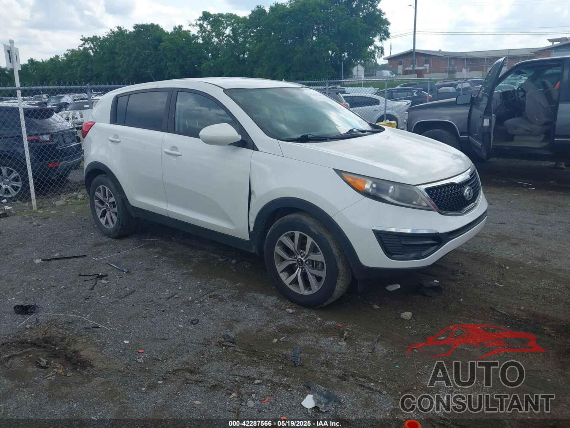 KIA SPORTAGE 2016 - KNDPB3AC8G7814305