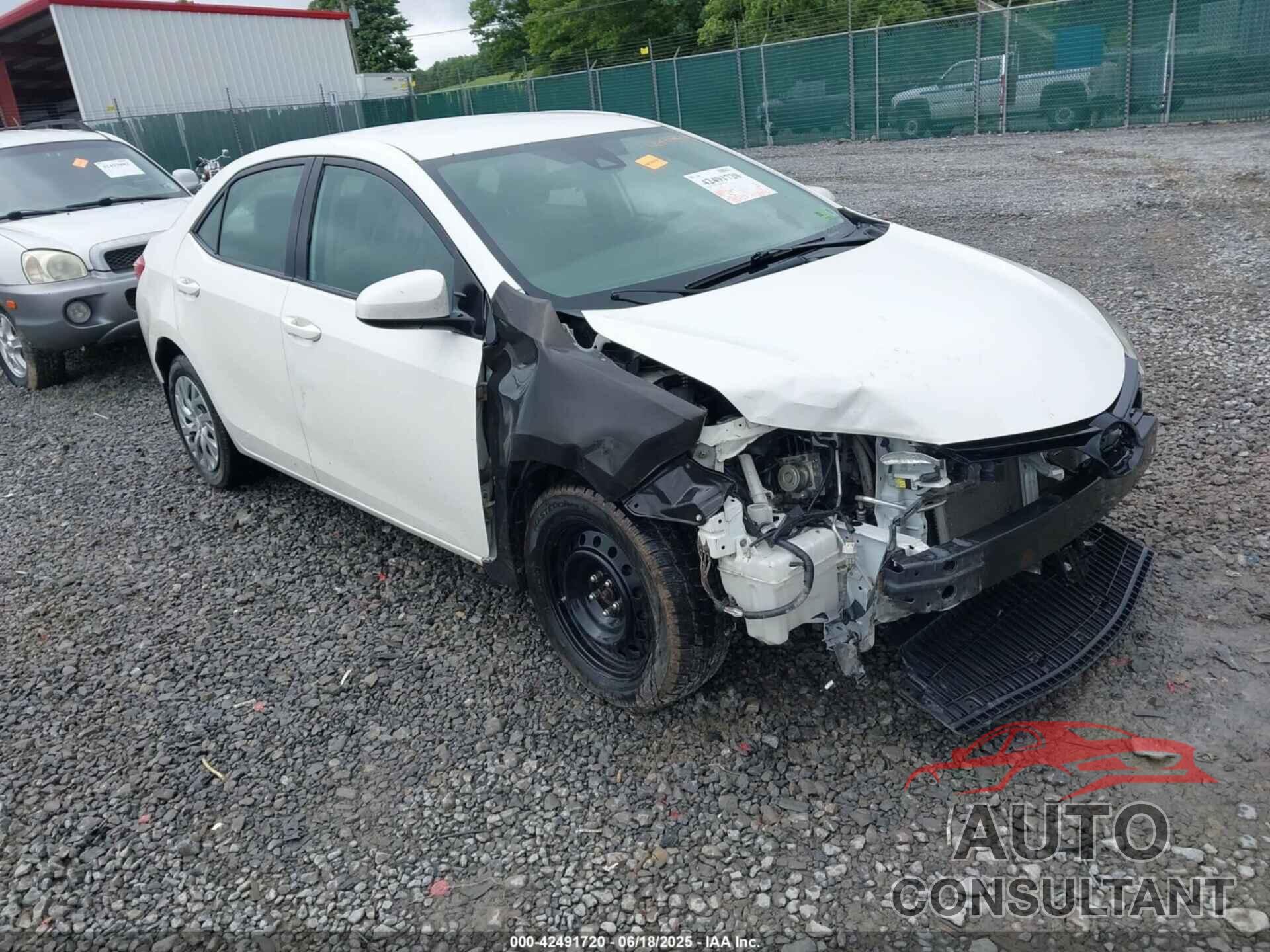 TOYOTA COROLLA 2017 - 2T1BURHE5HC855733