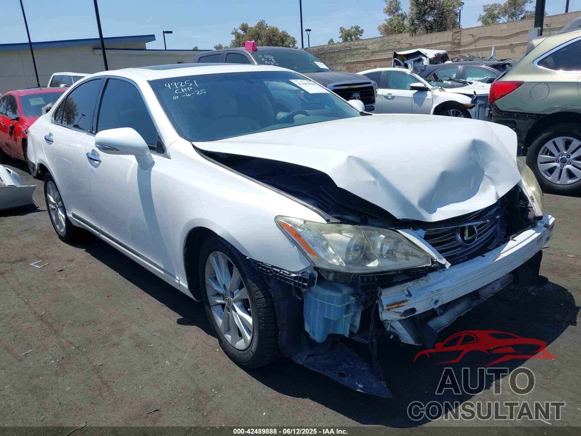 LEXUS ES 350 2010 - JTHBK1EG5A2381850