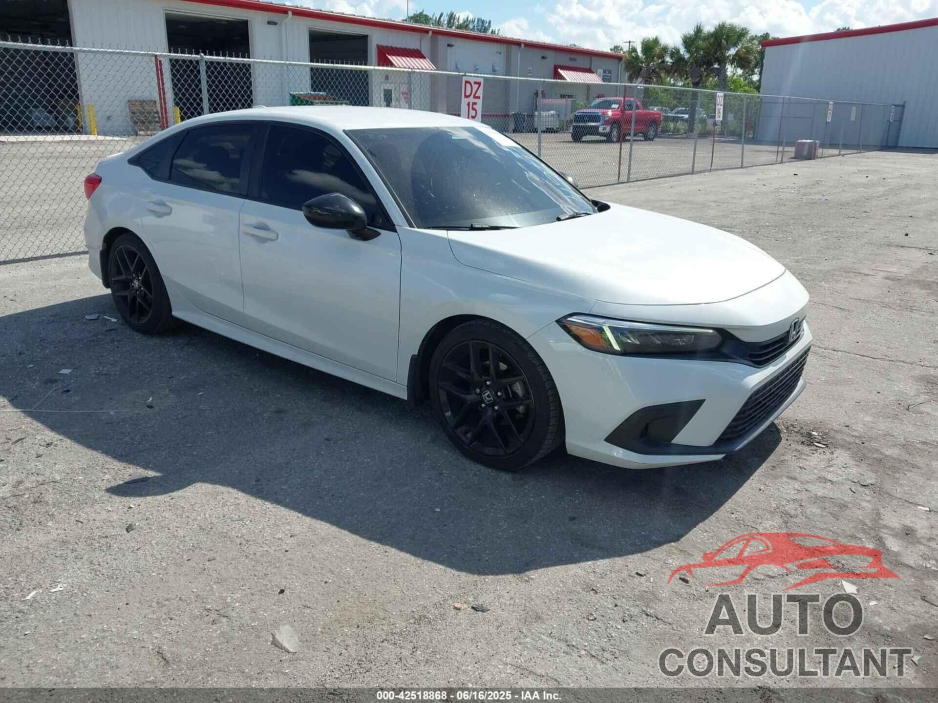 HONDA CIVIC 2022 - 2HGFE2F52NH534261