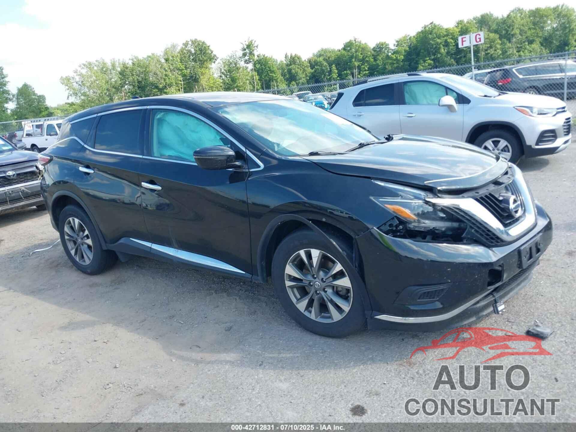 NISSAN MURANO 2018 - 5N1AZ2MH1JN187576