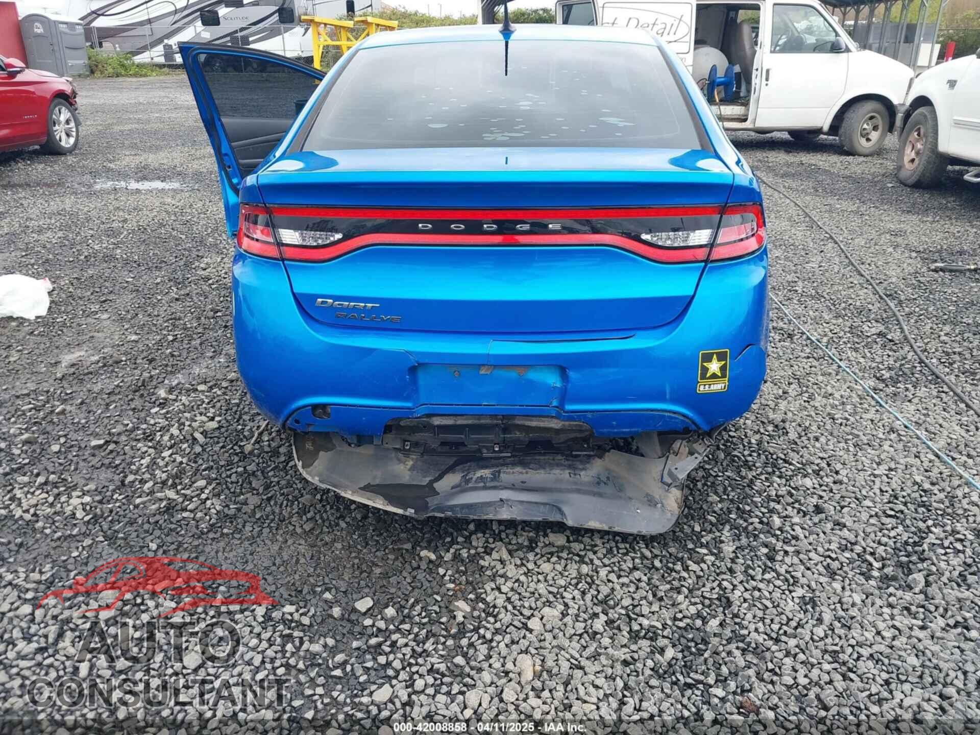 DODGE DART 2016 - 1C3CDFAA8GD578236