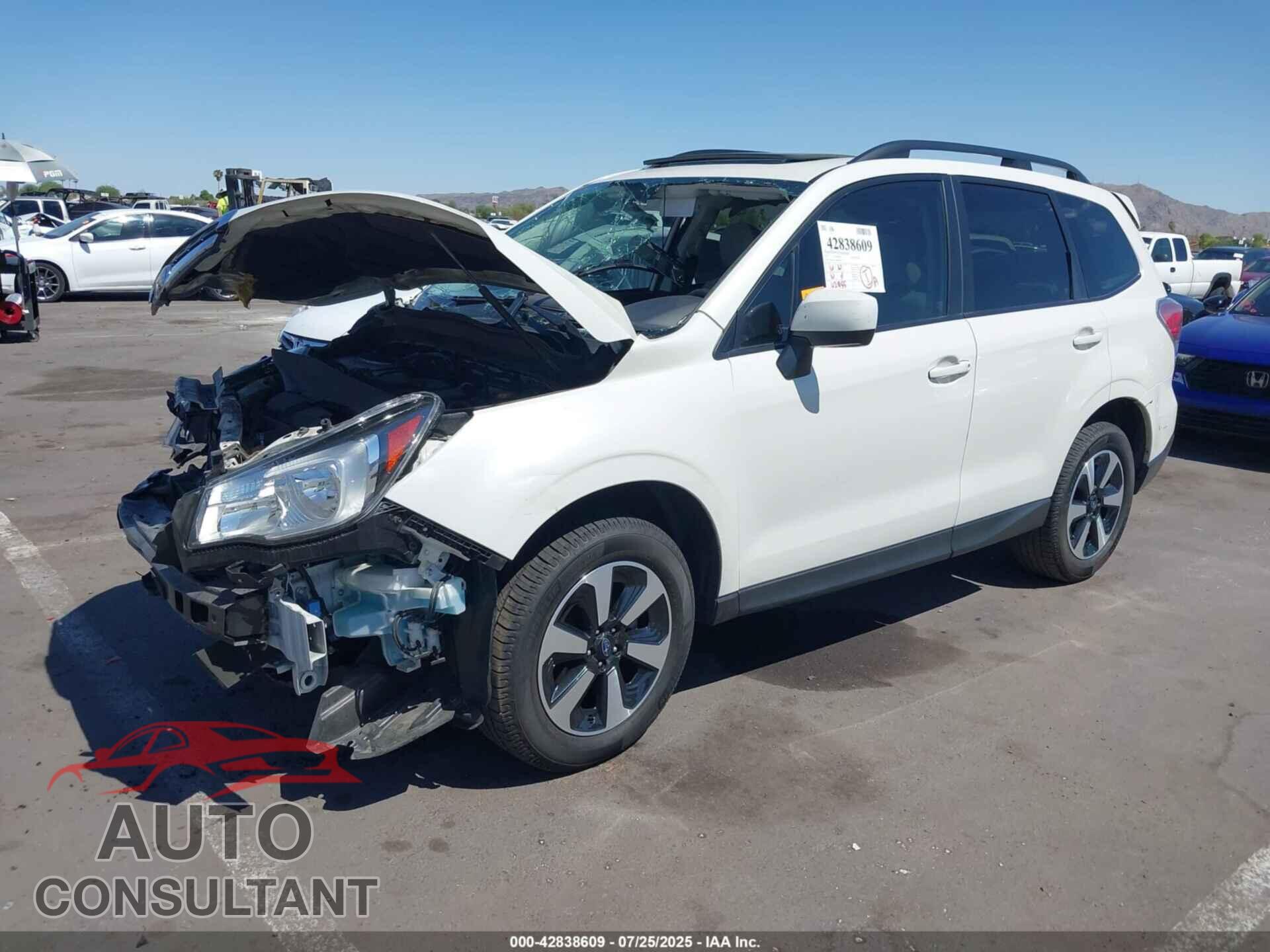 SUBARU FORESTER 2017 - JF2SJAEC8HH487106