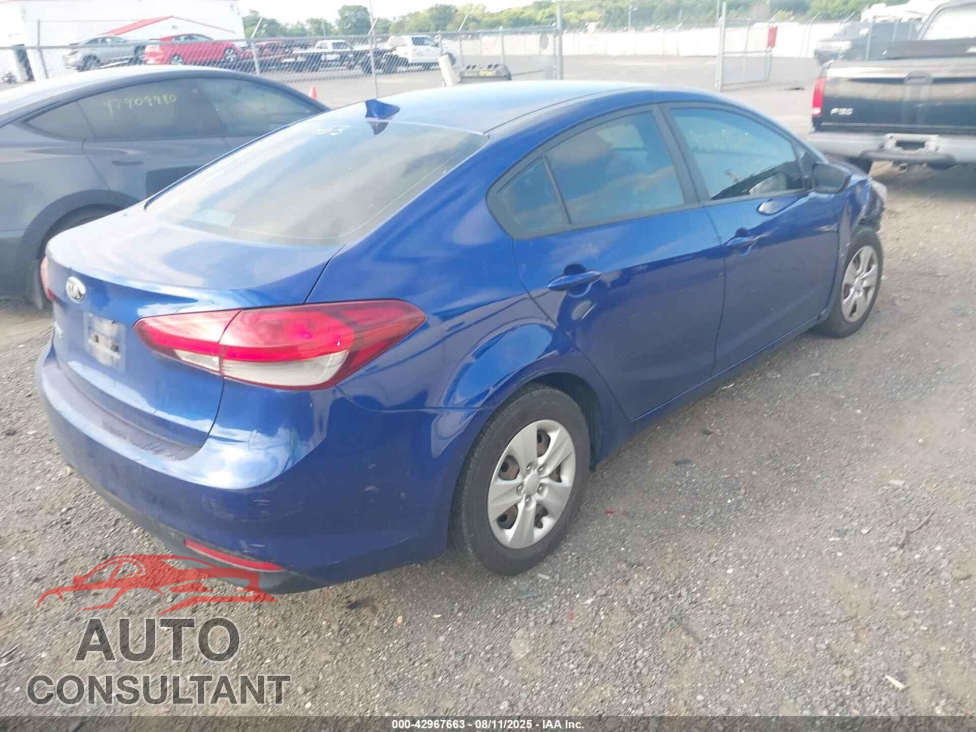 KIA FORTE 2017 - 3KPFK4A78HE045763