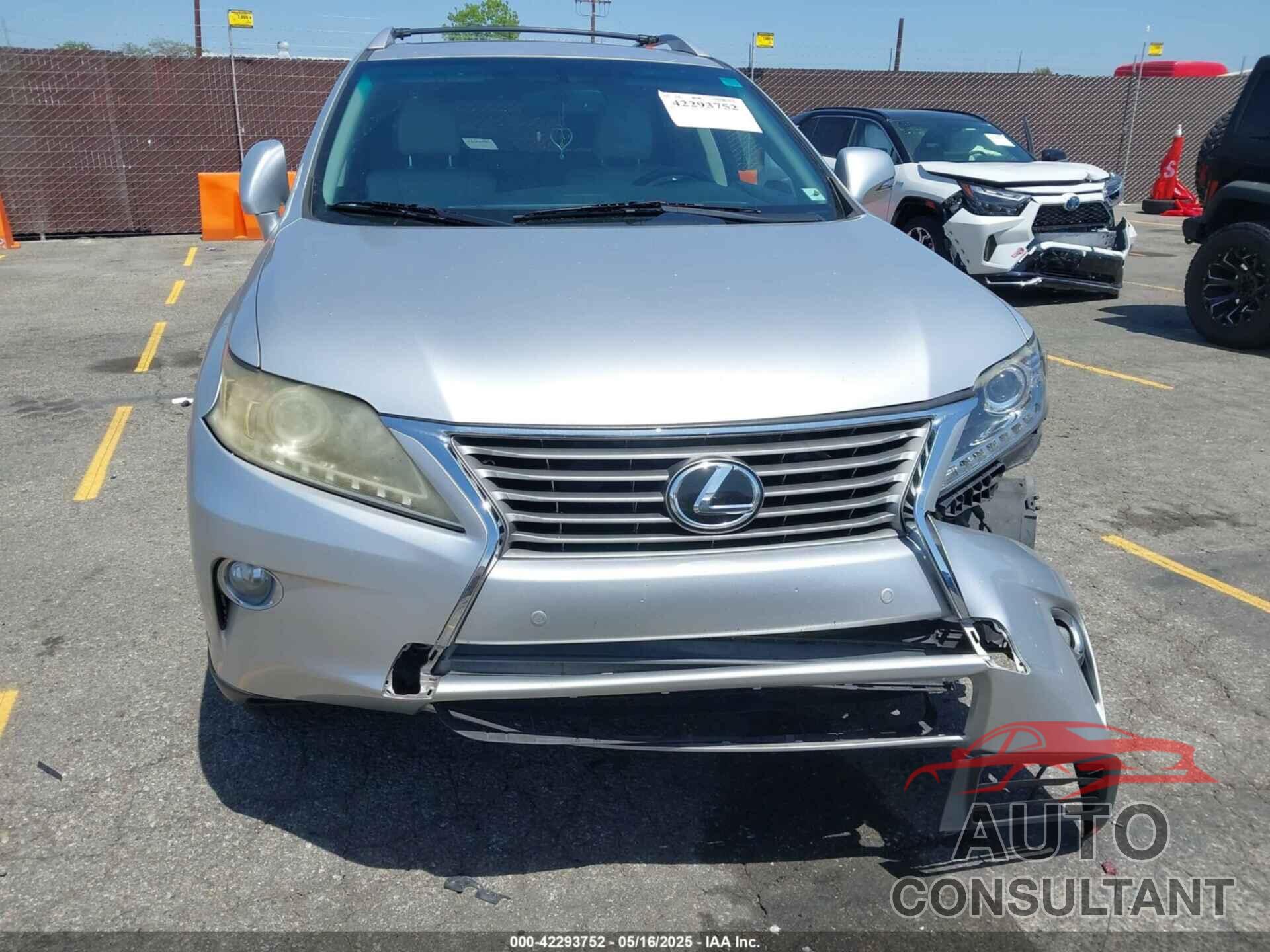 LEXUS RX 350 2015 - JTJZK1BA0F2423541