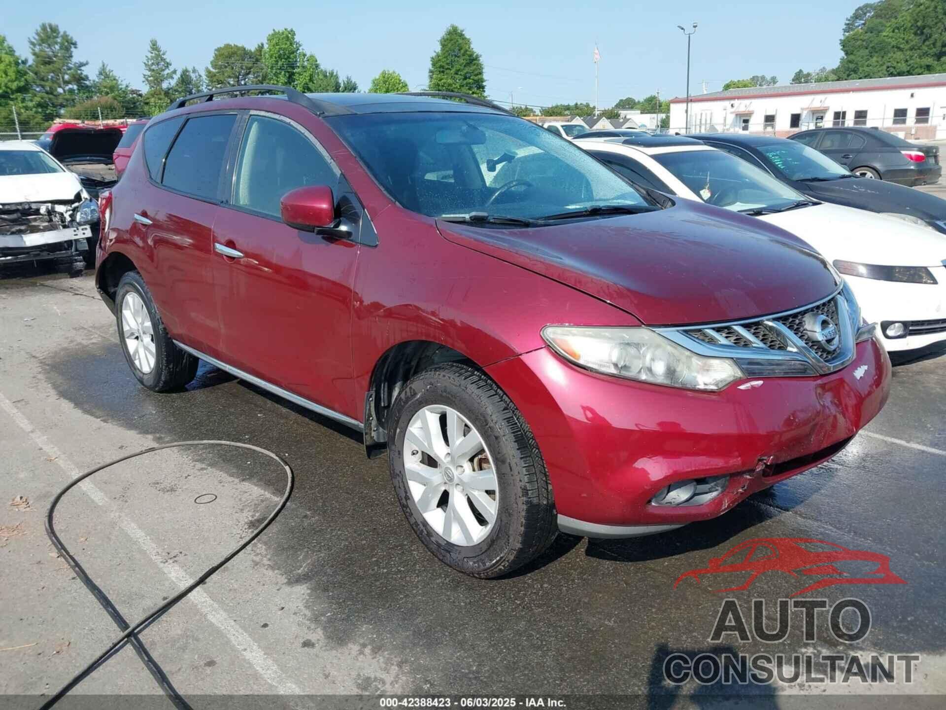 NISSAN MURANO 2012 - JN8AZ1MW5CW223123