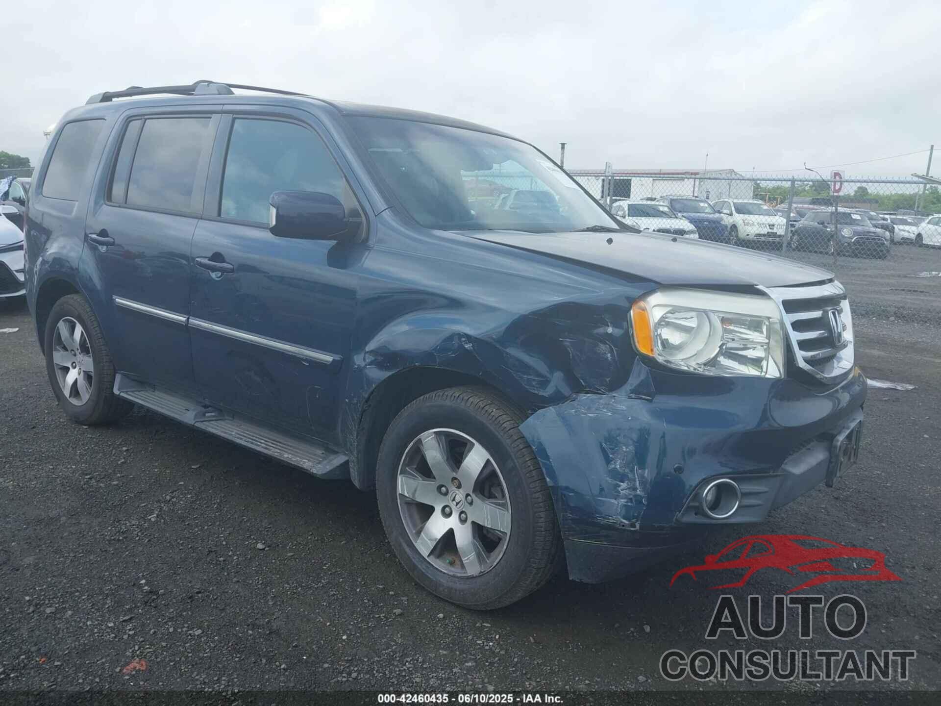 HONDA PILOT 2012 - 5FNYF4H91CB037995