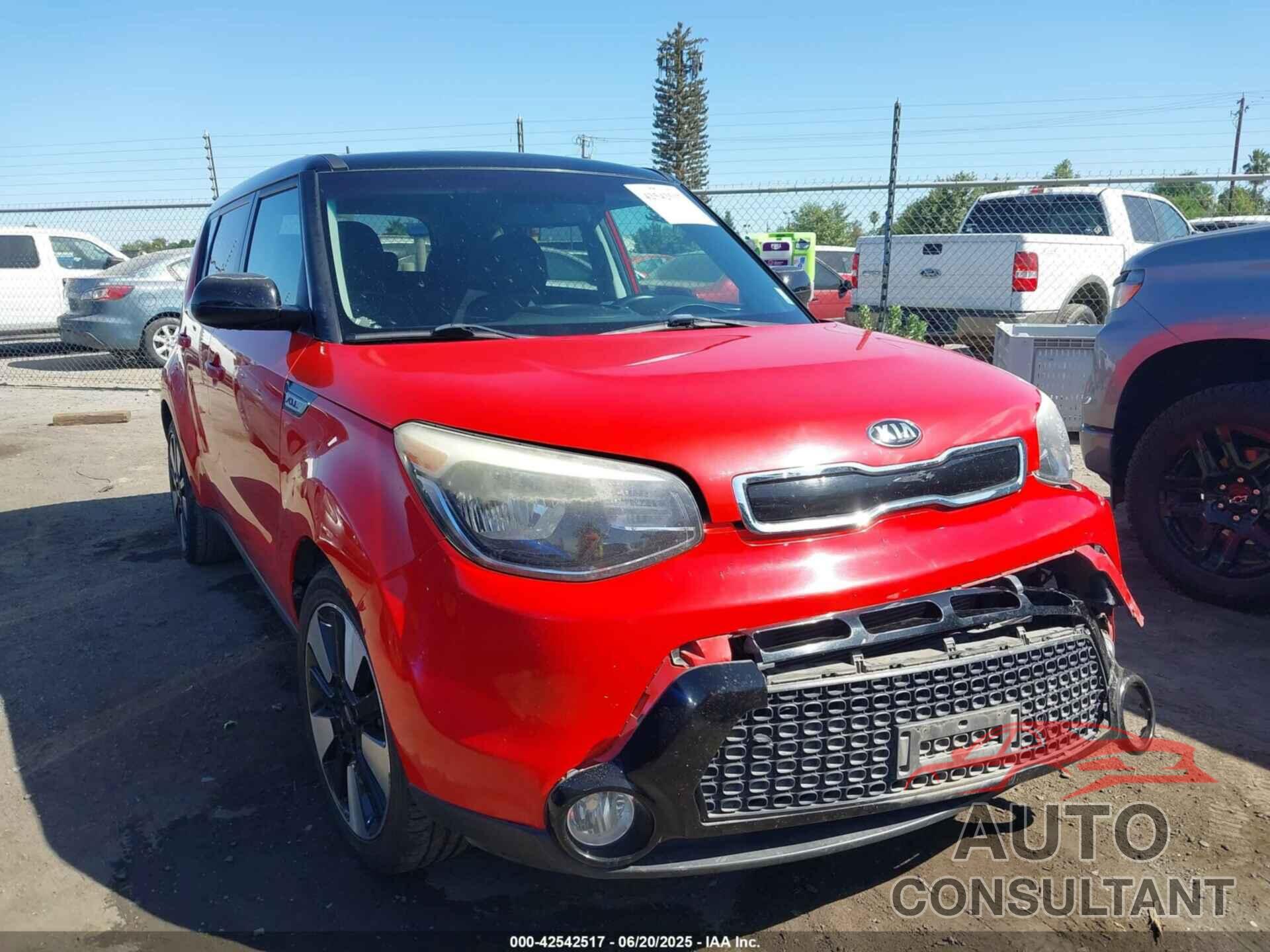 KIA SOUL 2016 - KNDJP3A56G7308500