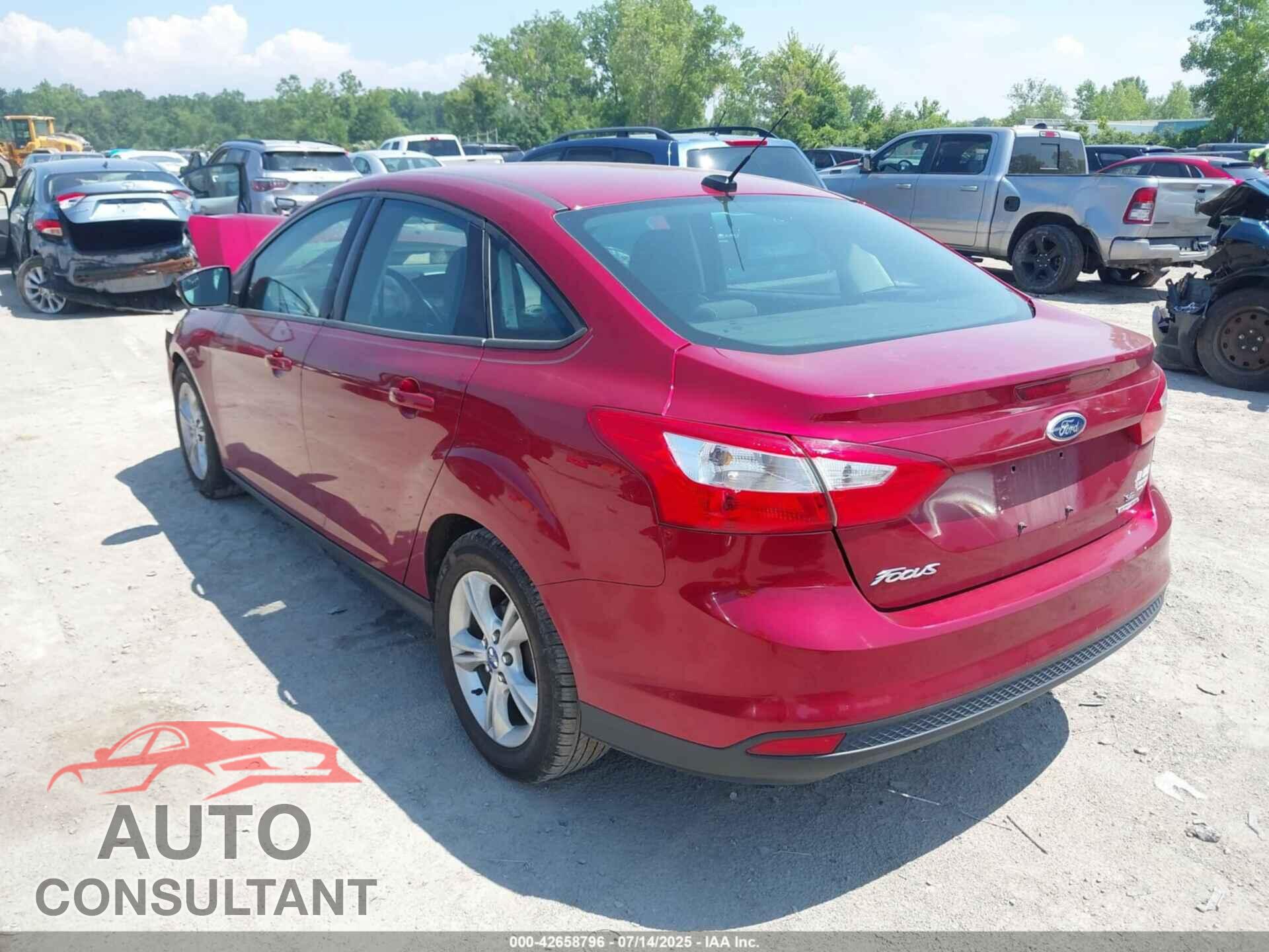 FORD FOCUS 2014 - 1FADP3F29EL207280