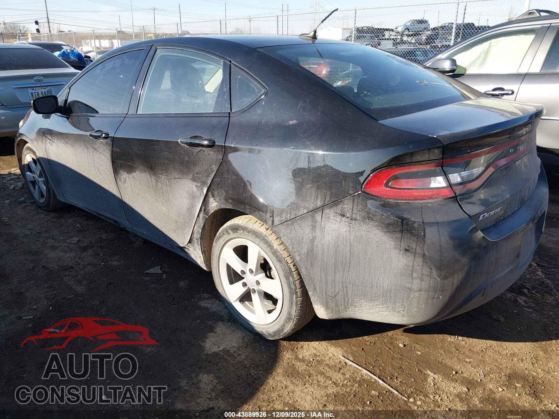 DODGE DART 2015 - 1C3CDFBB1FD286501