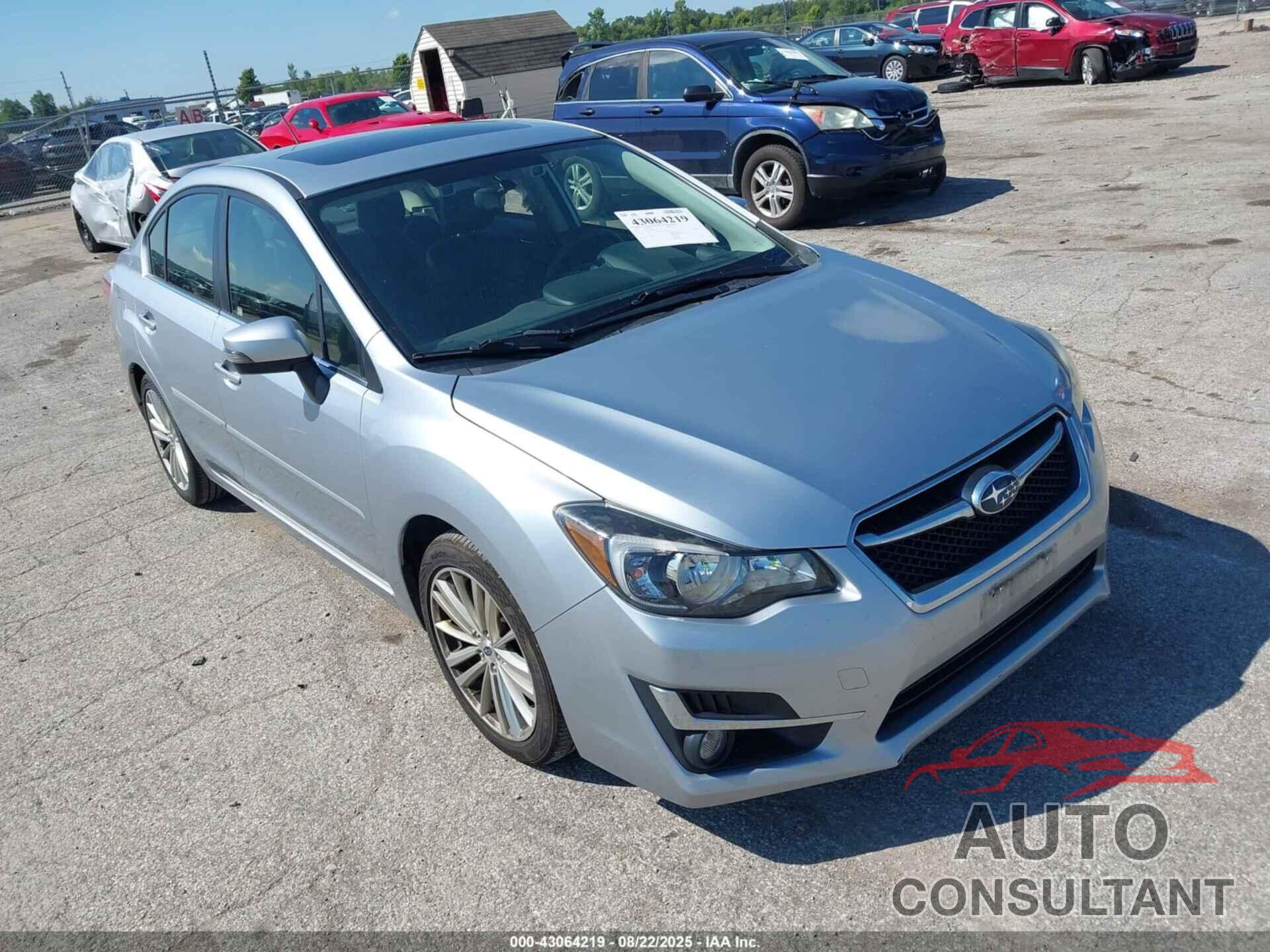 SUBARU IMPREZA 2015 - JF1GJAS65FH020960