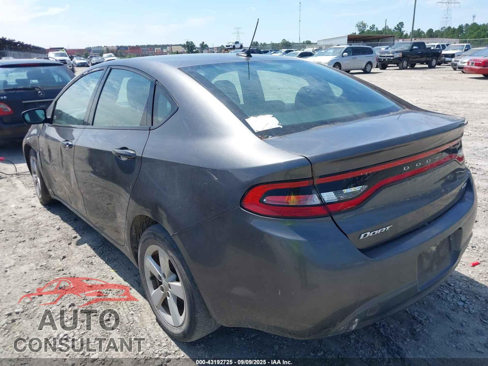 DODGE DART 2015 - 1C3CDFBB2FD227330