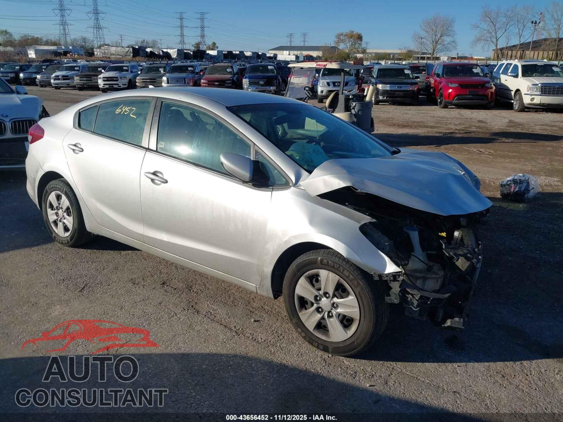 KIA FORTE 2017 - 3KPFL4A71HE015761