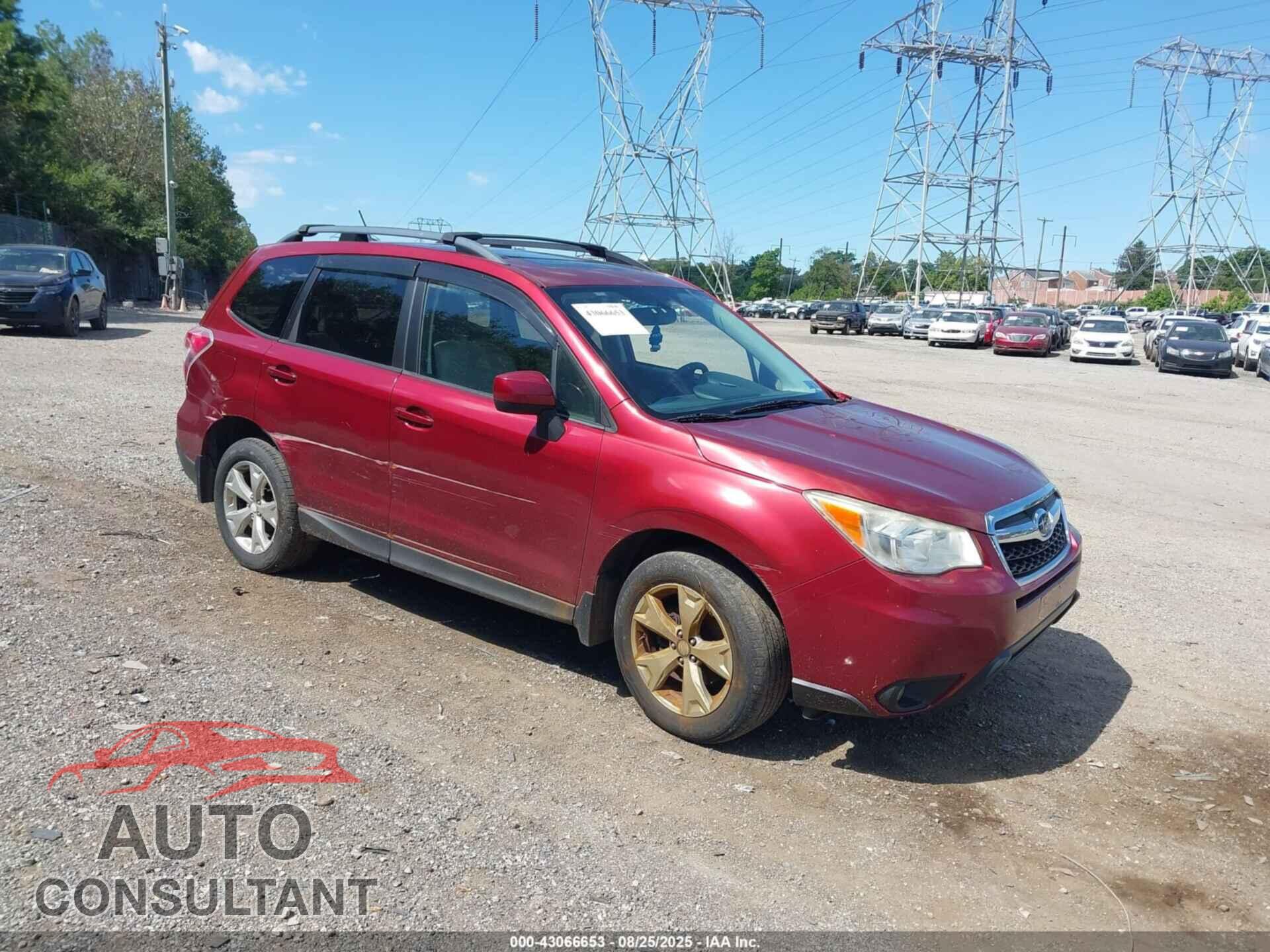 SUBARU FORESTER 2014 - JF2SJAEC9EH447788