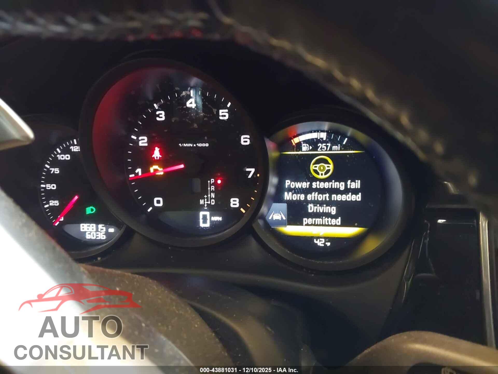 PORSCHE MACAN 2017 - WP1AA2A57HLB03500