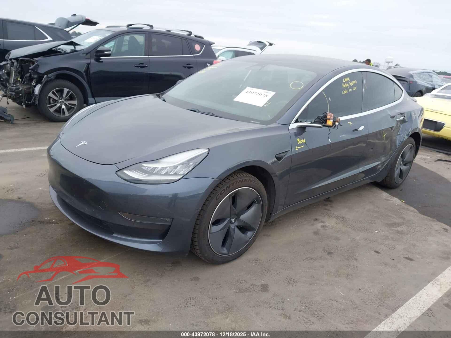 TESLA MODEL 3 2019 - 5YJ3E1EB7KF437559