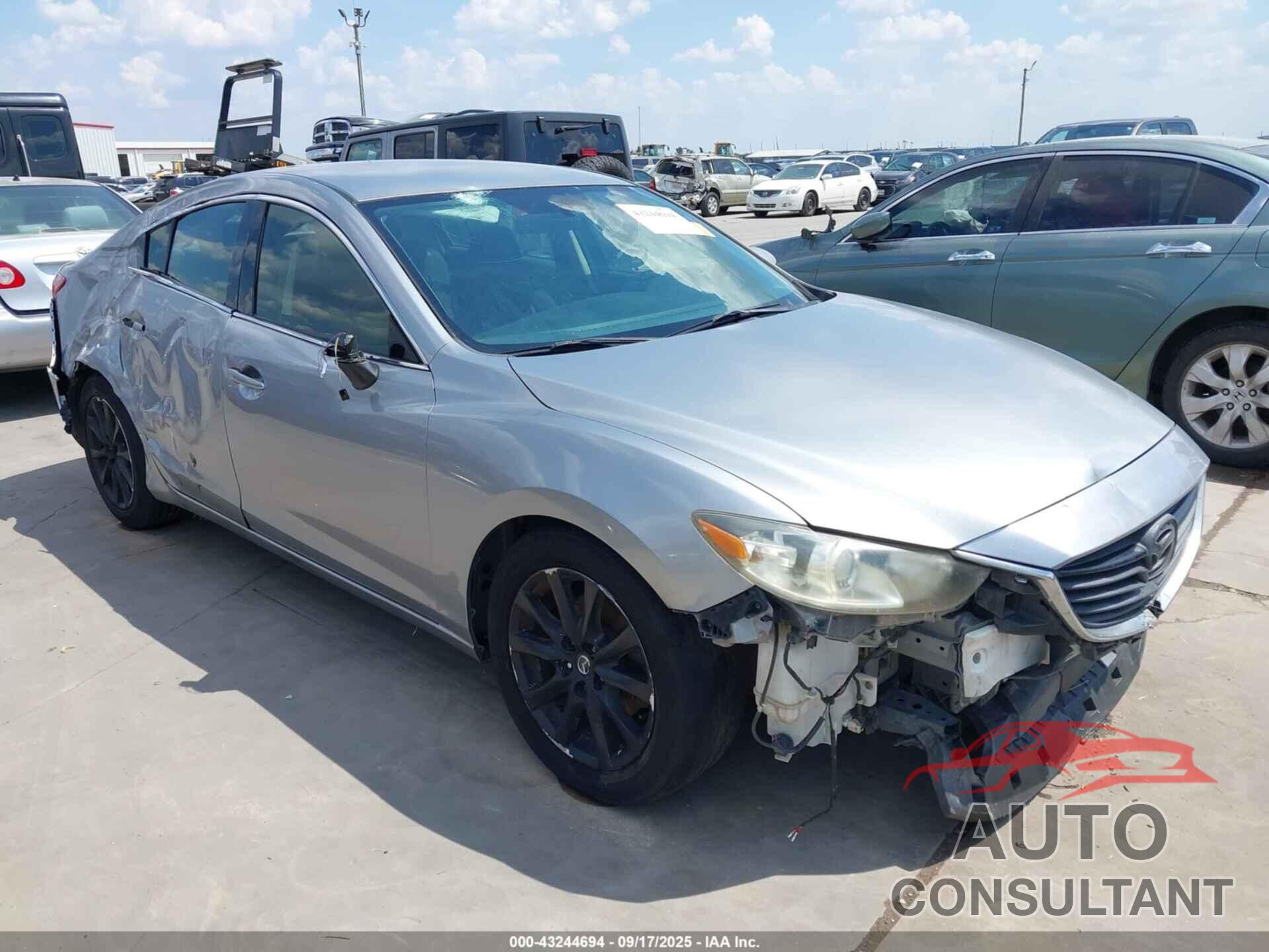 MAZDA MAZDA6 2015 - JM1GJ1U67F1178149