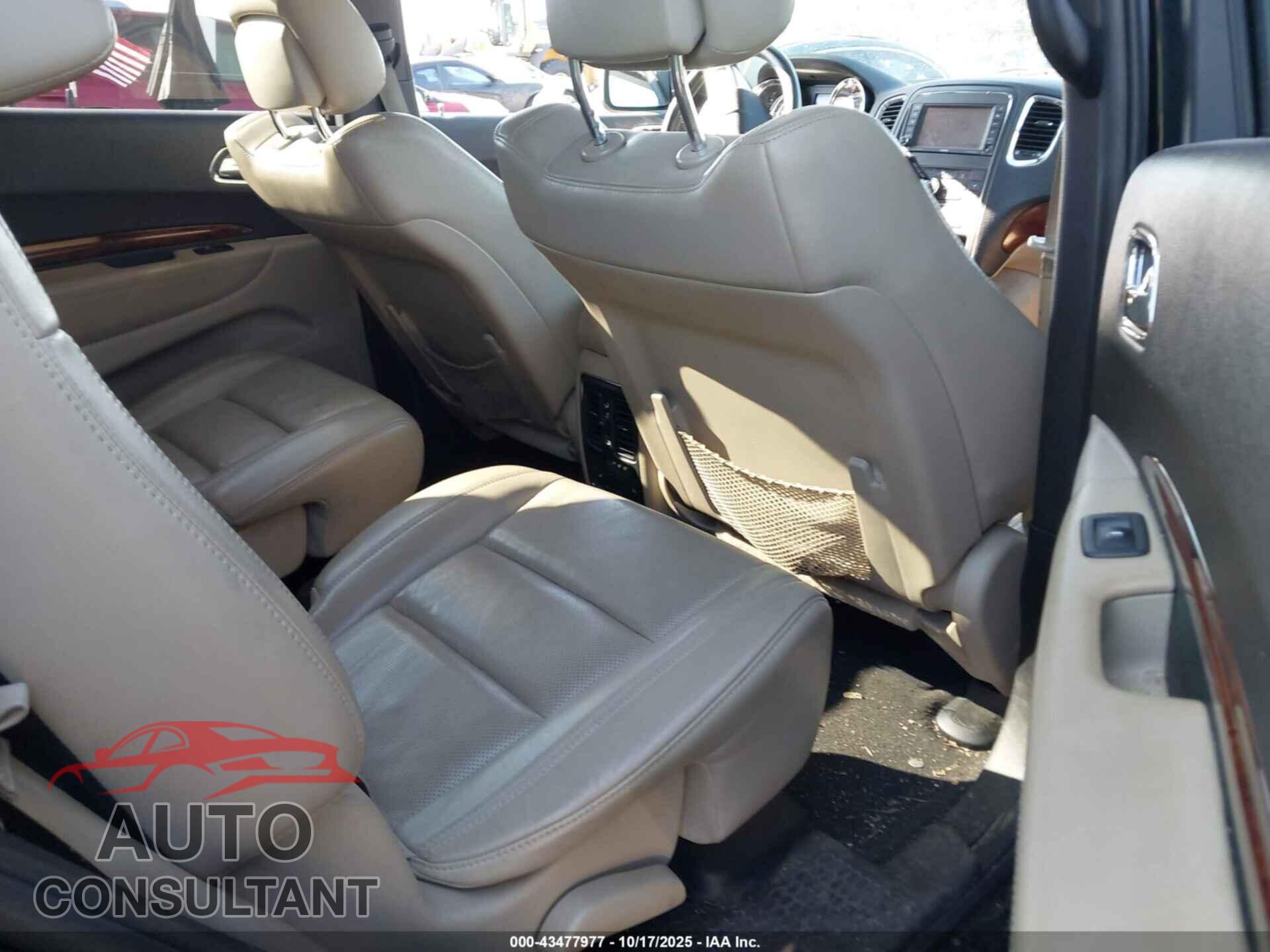 DODGE DURANGO 2012 - 1C4RDHEG2CC301226