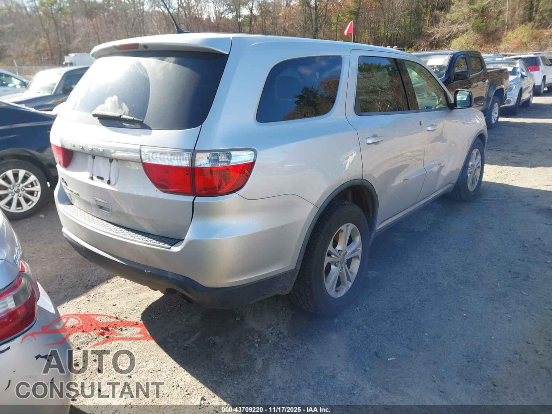 DODGE DURANGO 2012 - 1C4RDJAG9CC112313