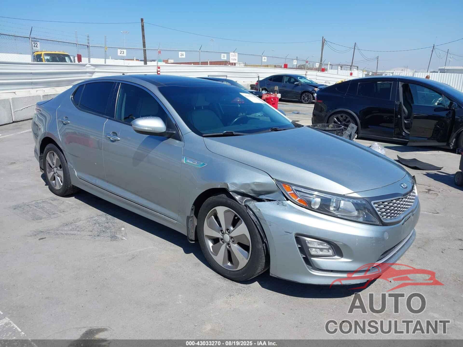 KIA OPTIMA HYBRID 2014 - KNAGN4AD8E5074573