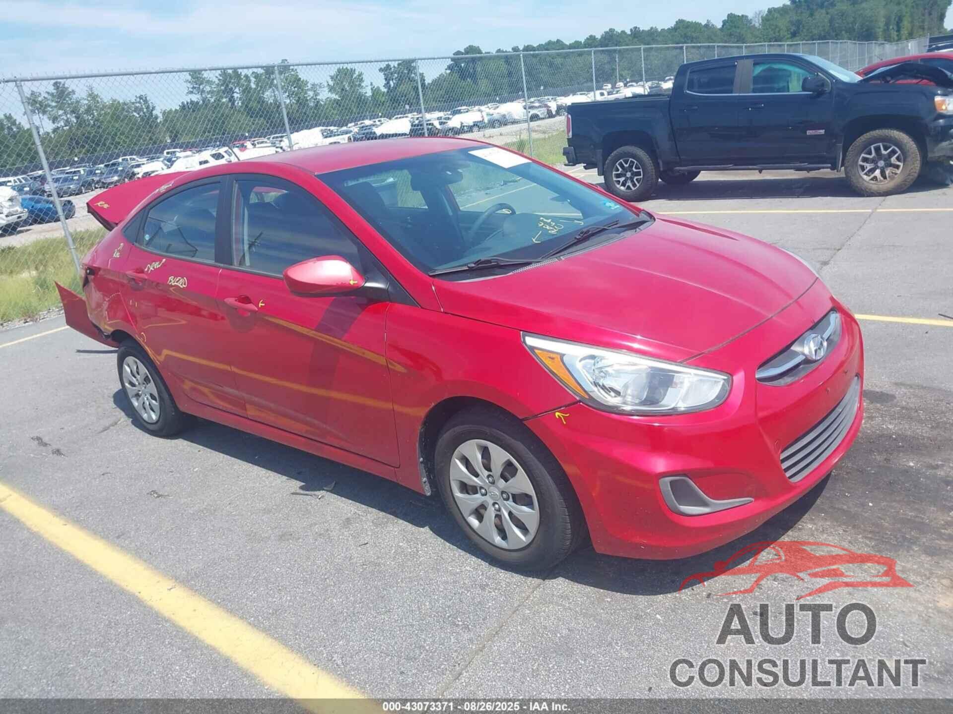 HYUNDAI ACCENT 2015 - KMHCT4AE6FU884481