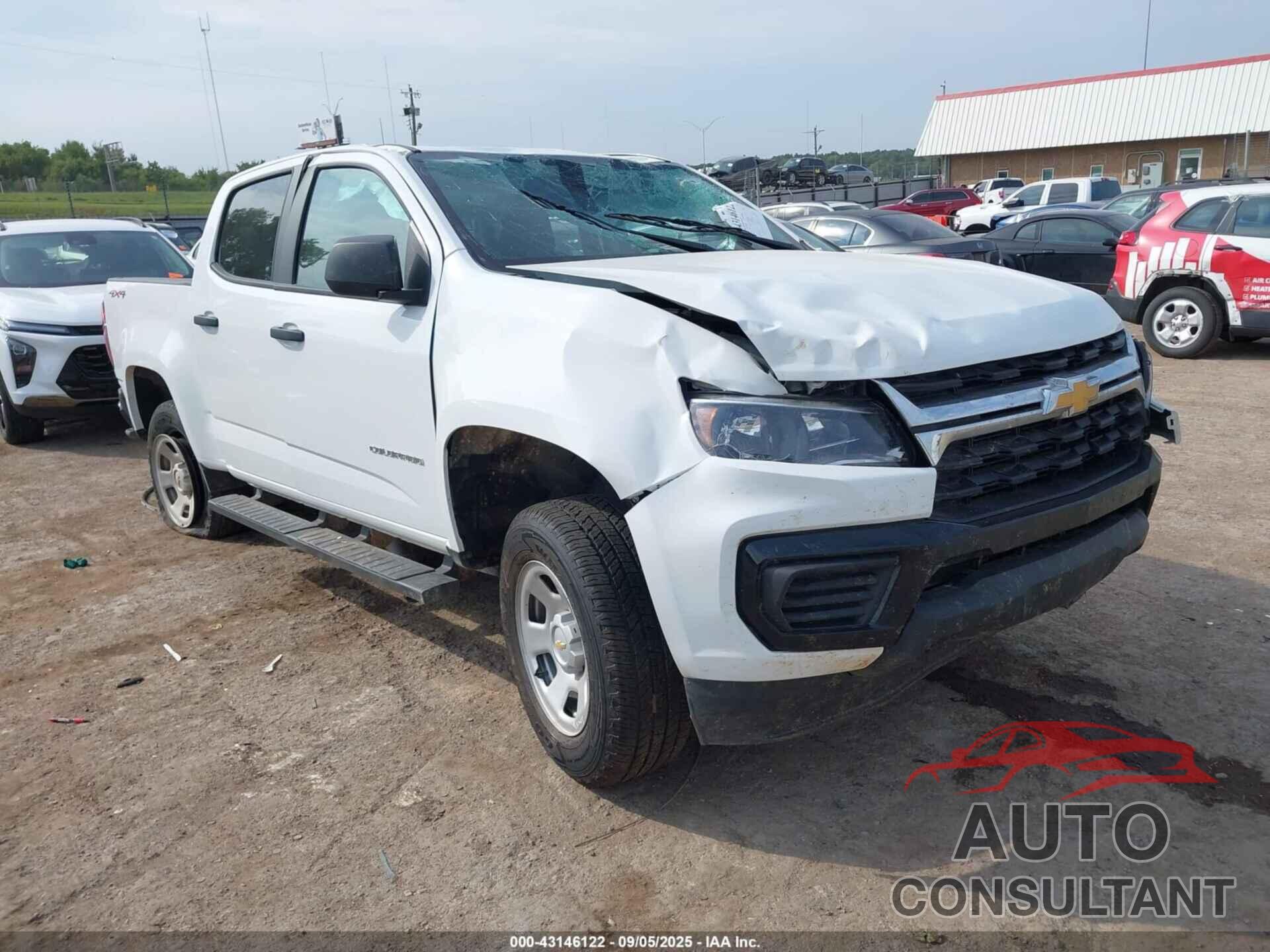 CHEVROLET COLORADO 2021 - 1GCGTBEN9M1117209