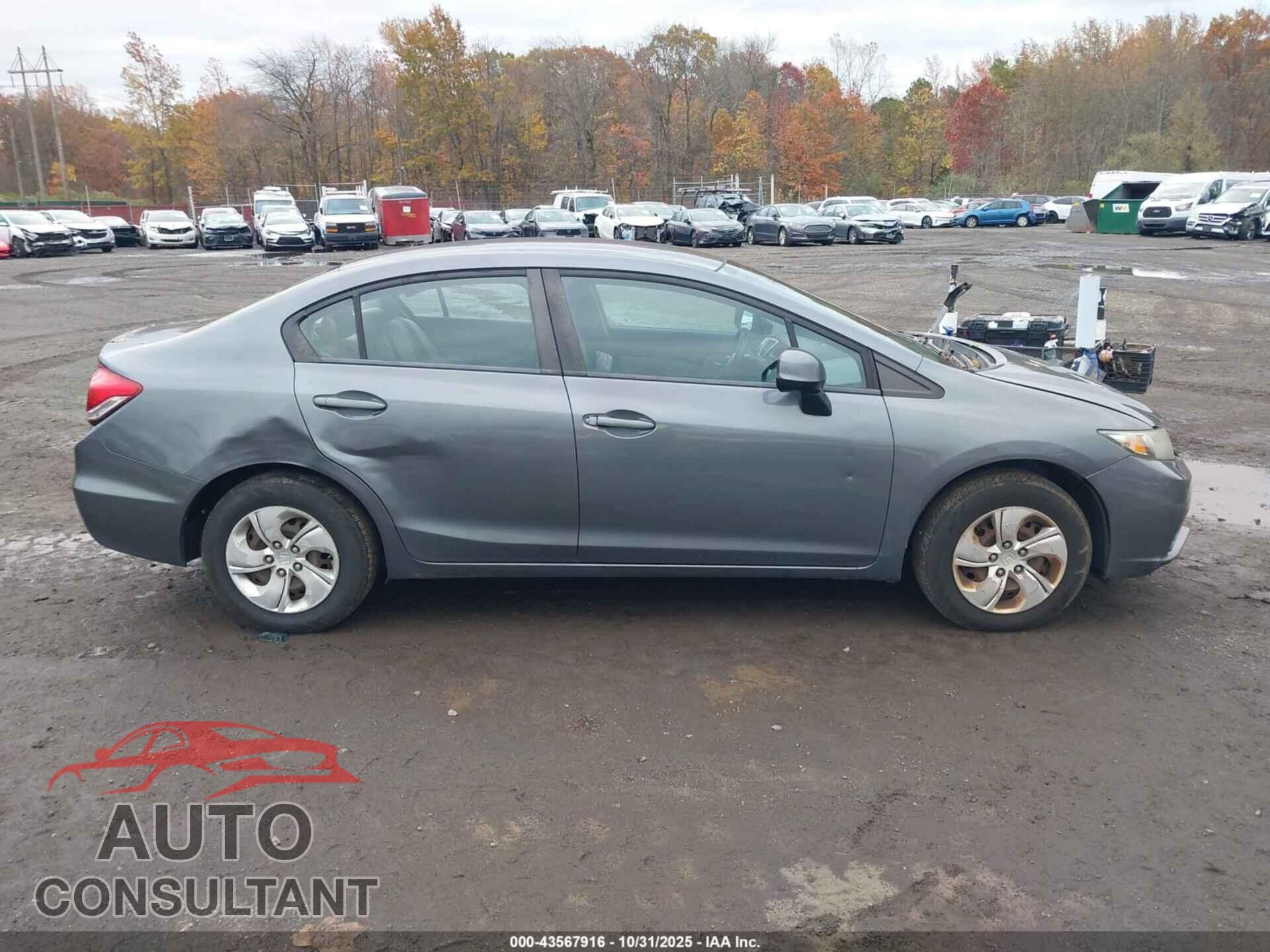 HONDA CIVIC 2013 - 19XFB2F52DE217811