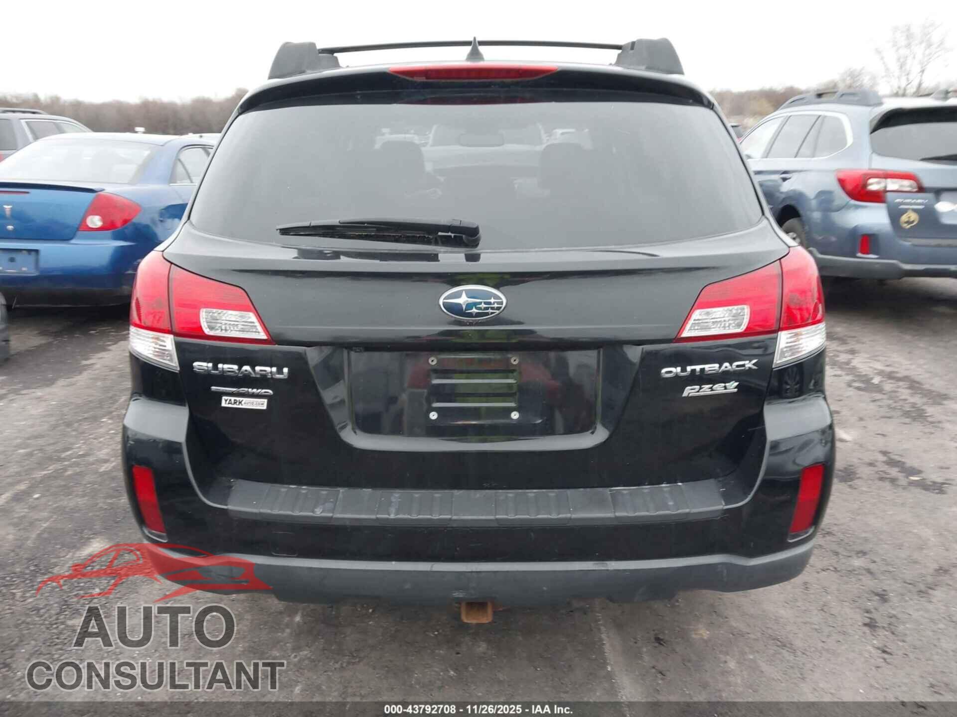 SUBARU OUTBACK 2014 - 4S4BRBLC8E3216681