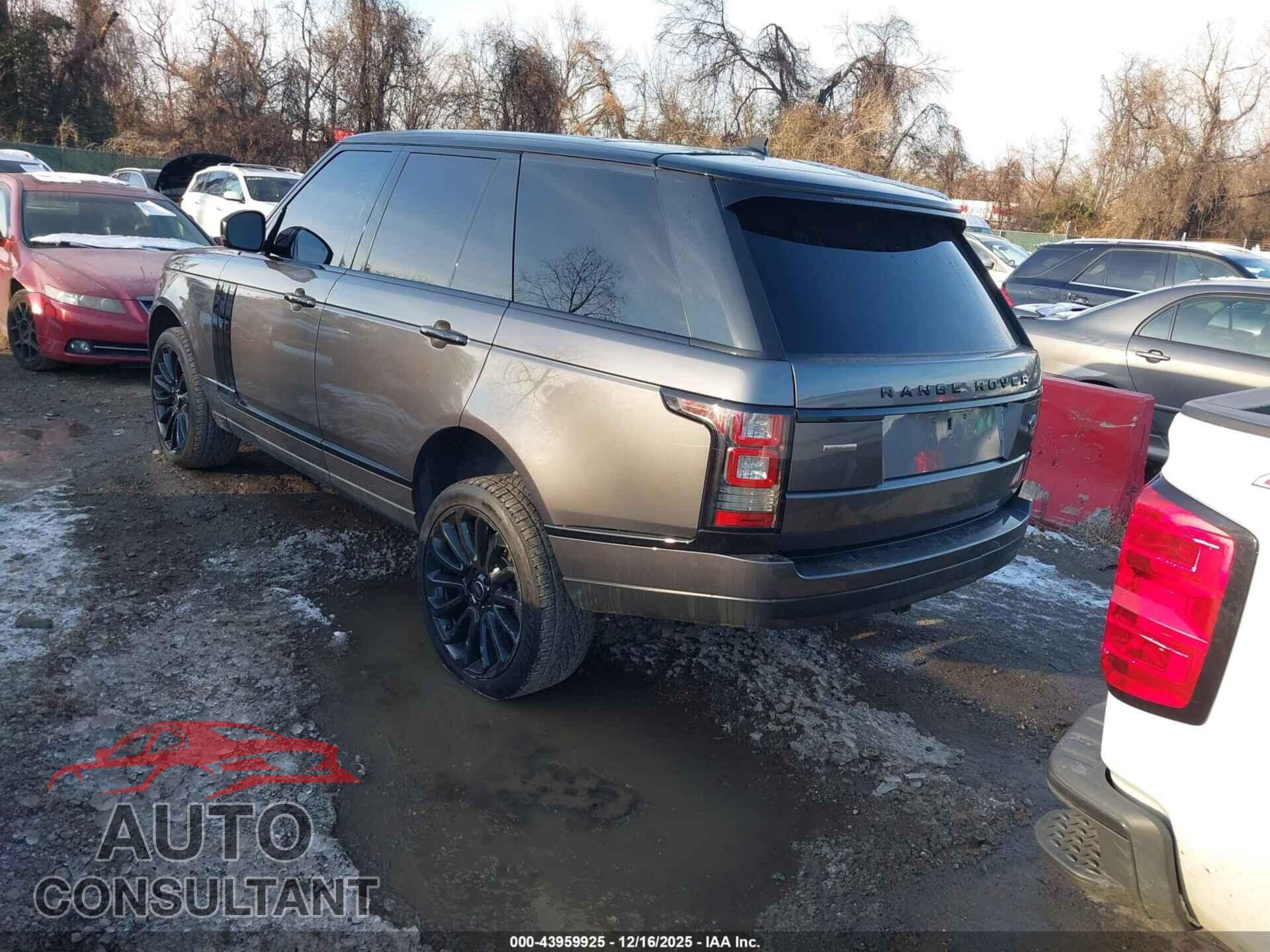 LAND ROVER RANGE ROVER 2016 - SALGS2EF4GA264286