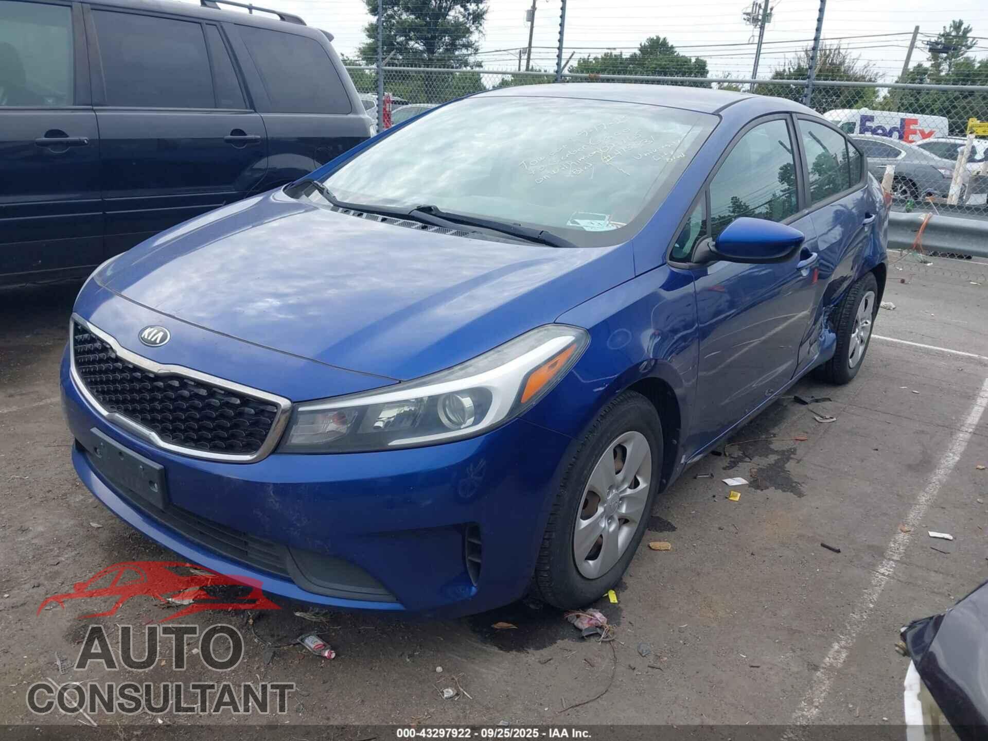 KIA FORTE 2017 - 3KPFK4A78HE071165