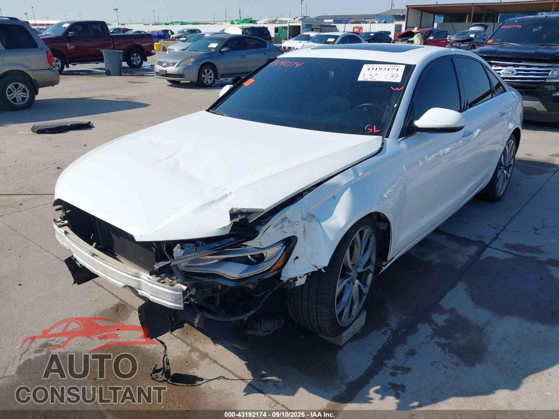 AUDI A6 2013 - WAUGFAFC0DN152578