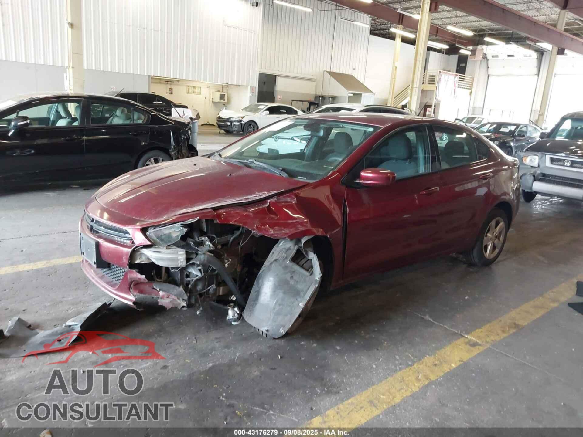 DODGE DART 2015 - 1C3CDFBB4FD242895