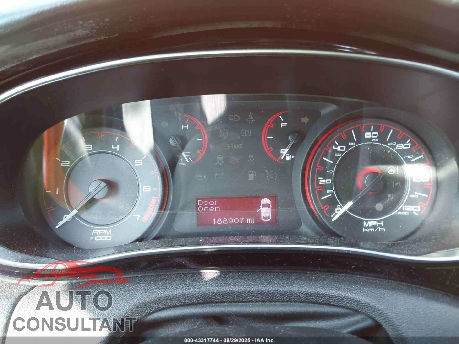 DODGE DART 2013 - 1C3CDFBA8DD325735