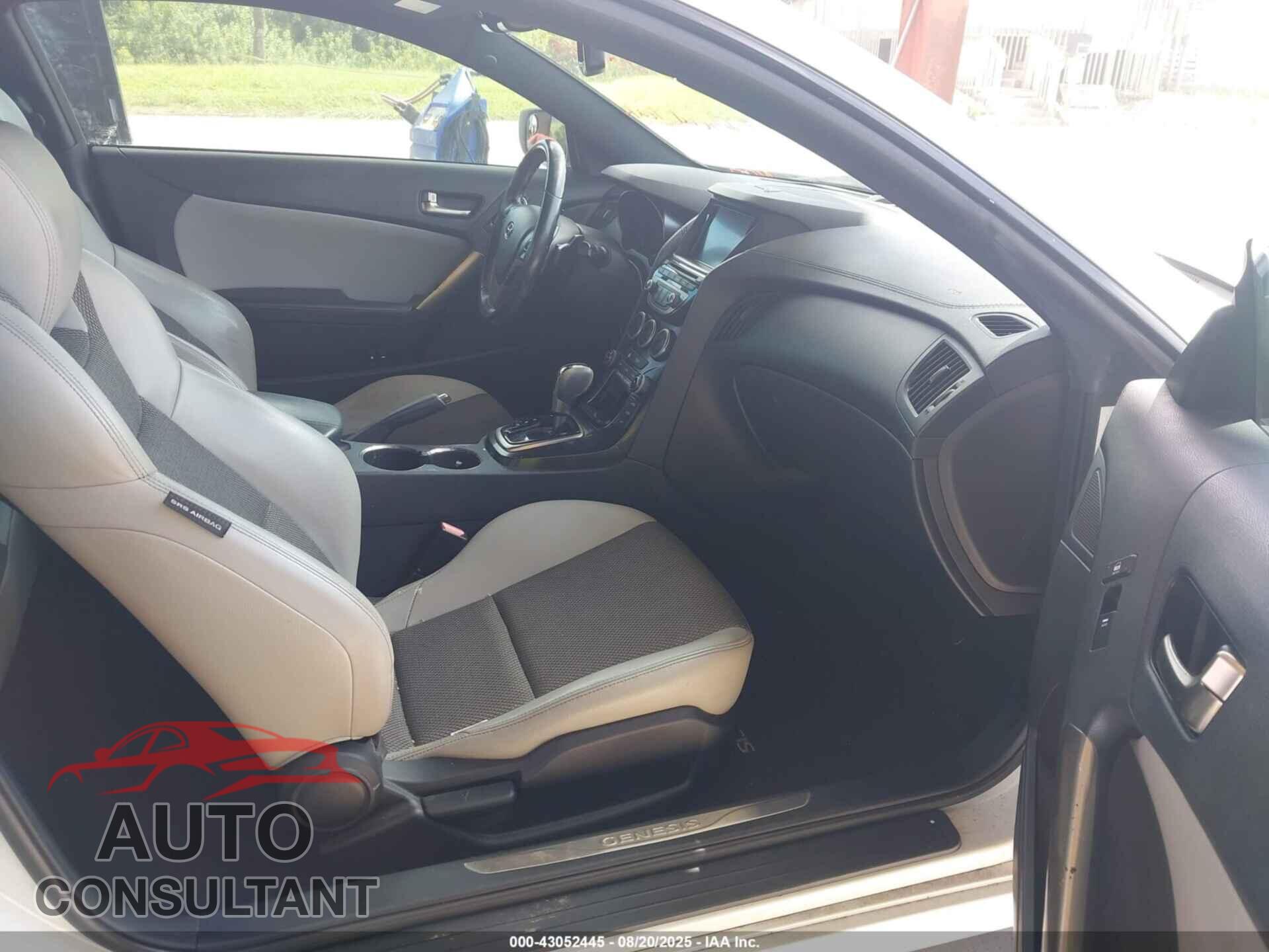 HYUNDAI GENESIS 2013 - KMHHT6KD8DU094586