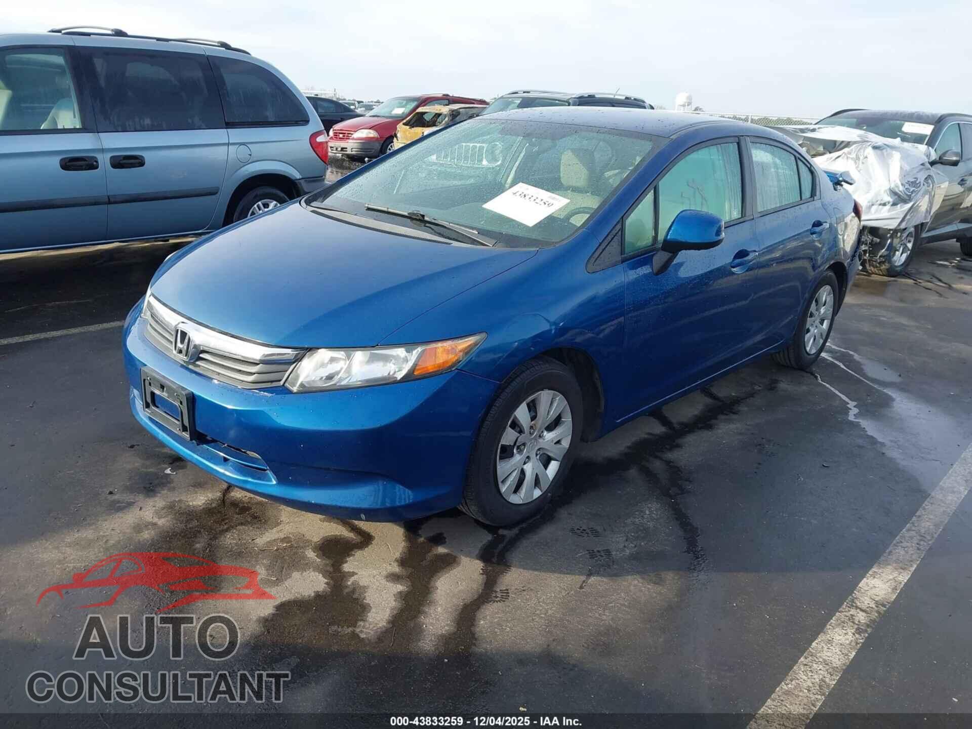 HONDA CIVIC 2012 - 2HGFB2F55CH533367