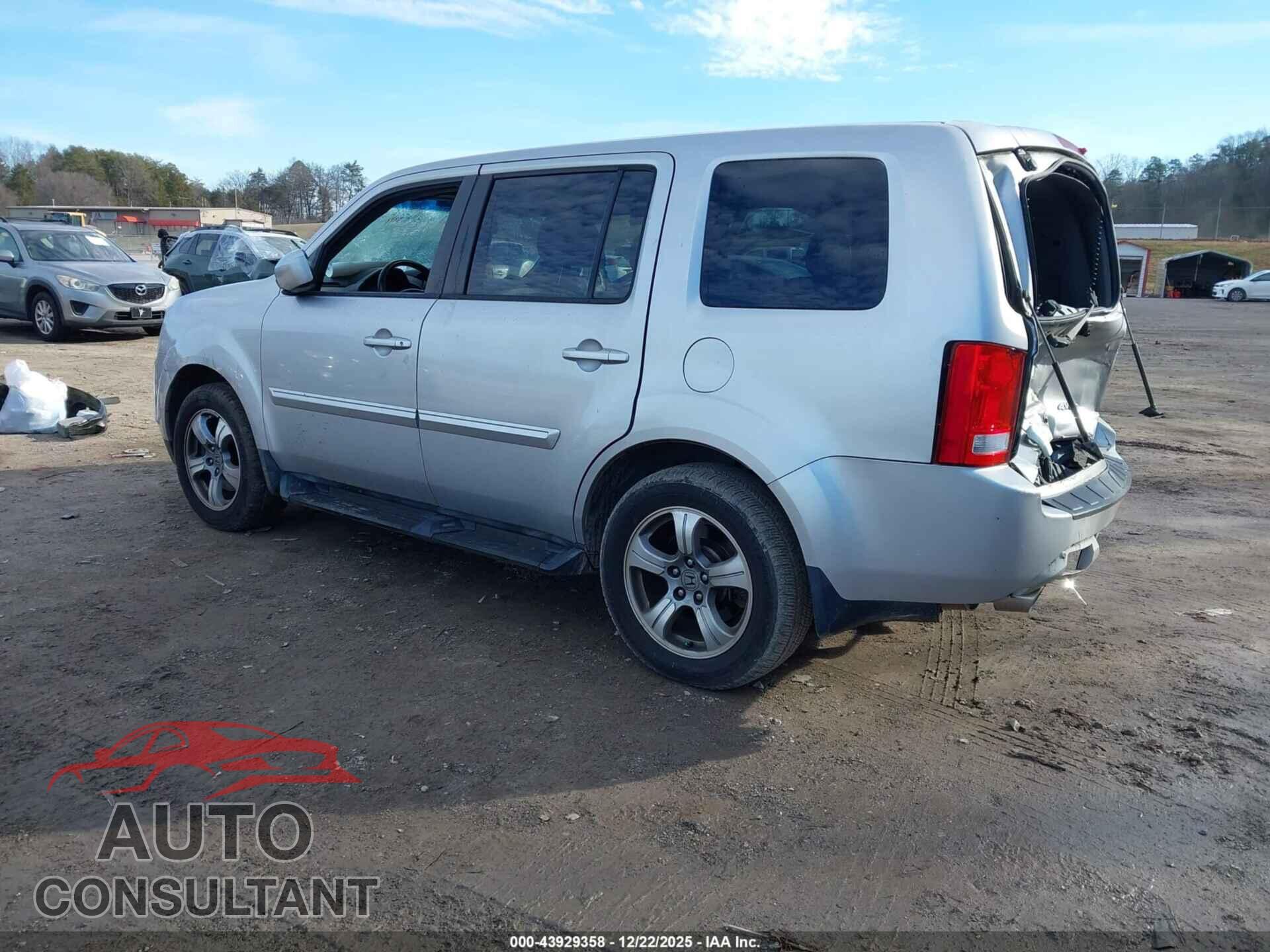 HONDA PILOT 2012 - 5FNYF4H59CB037448