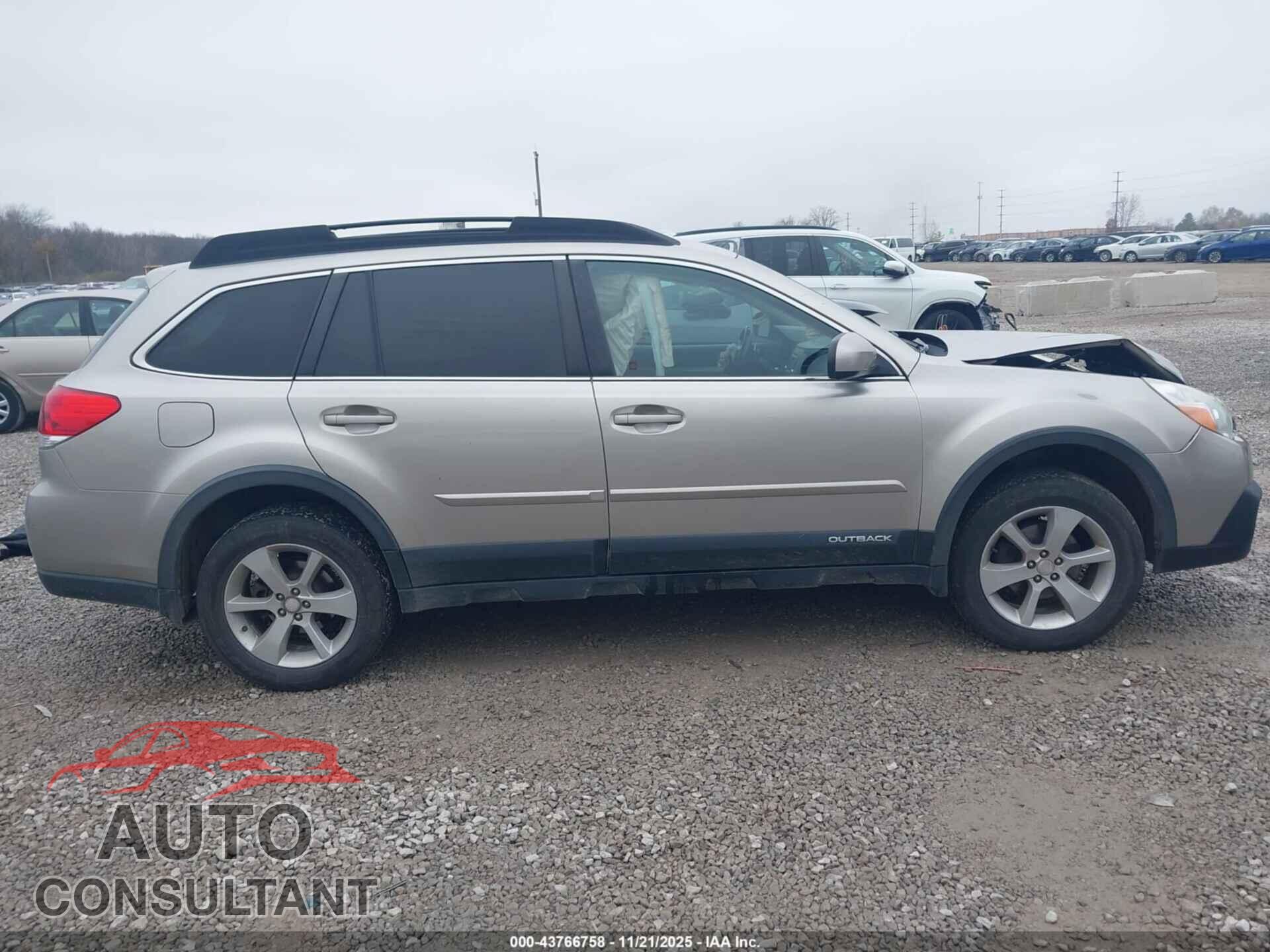 SUBARU OUTBACK 2014 - 4S4BRBCC4E3268776